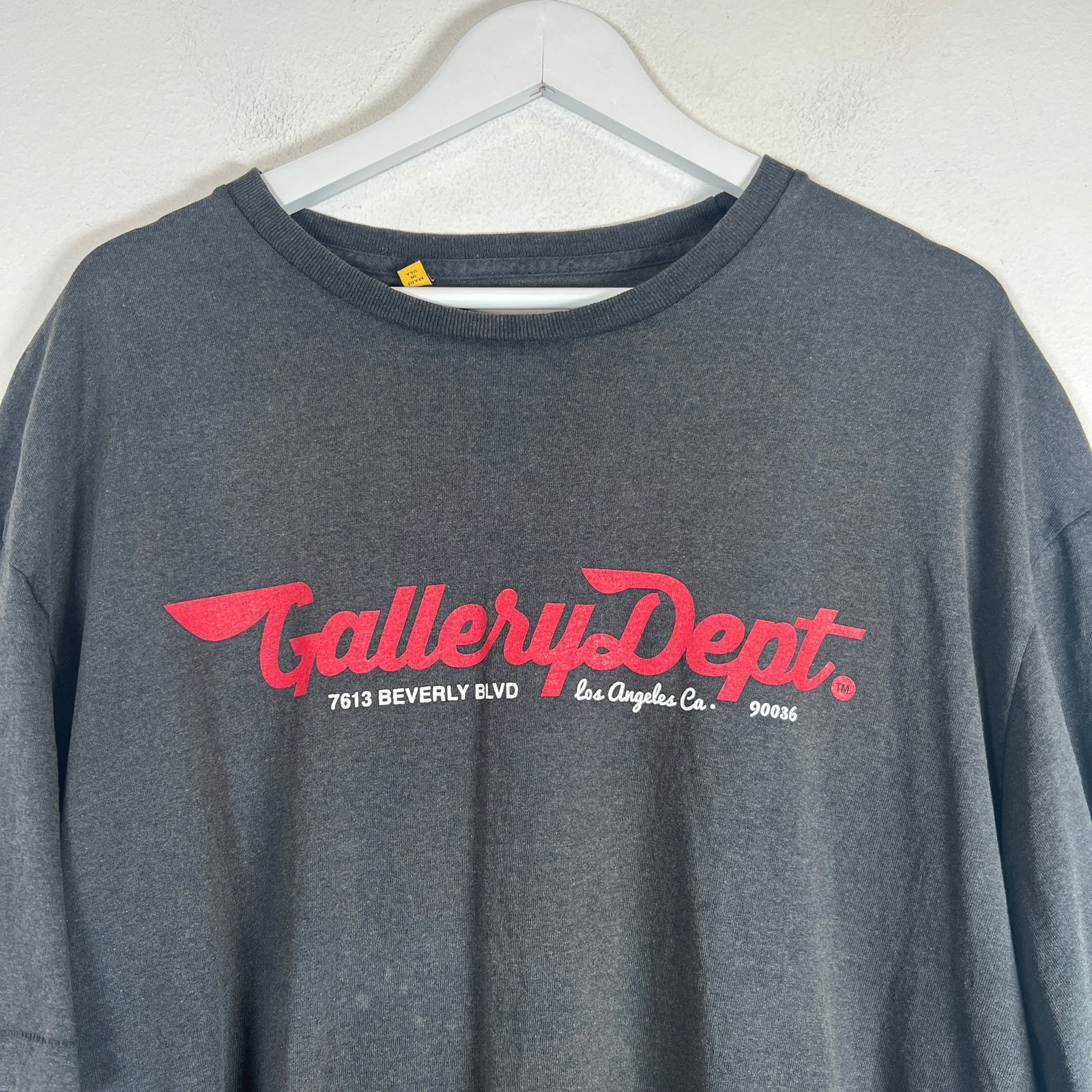 Gallery Dept Vintage Black Mechanic T-Shirt Size XL