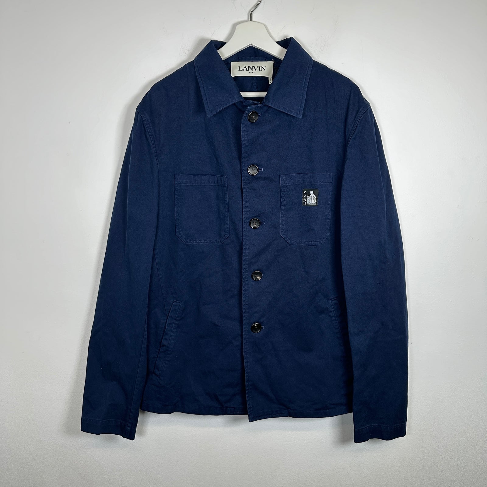 Lanvin Classic Pocket Logo Chore Jacket Size L