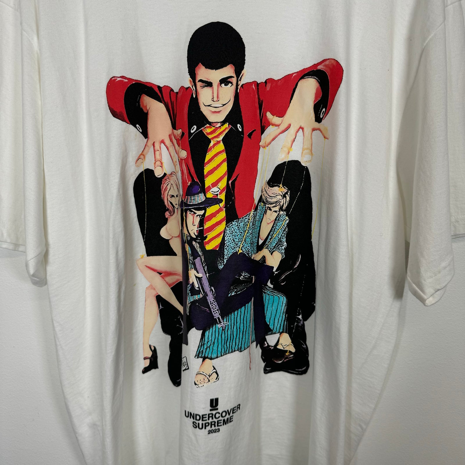 Supreme X Undercover White Lupin T-shirt Size XL