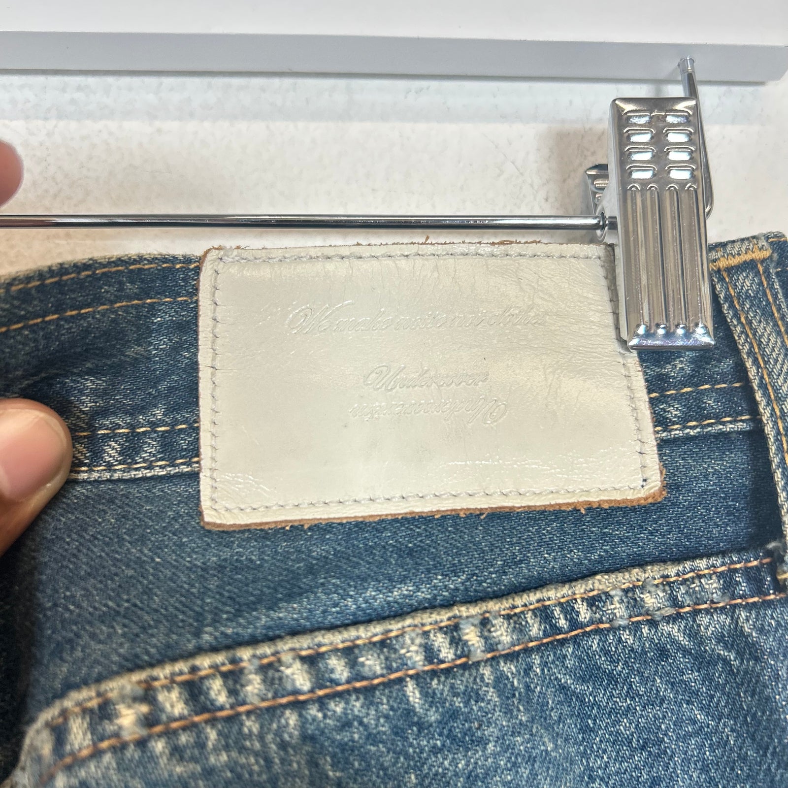 Undercover SS09 Neoboy Patti Smith Poem Jeans Size 2