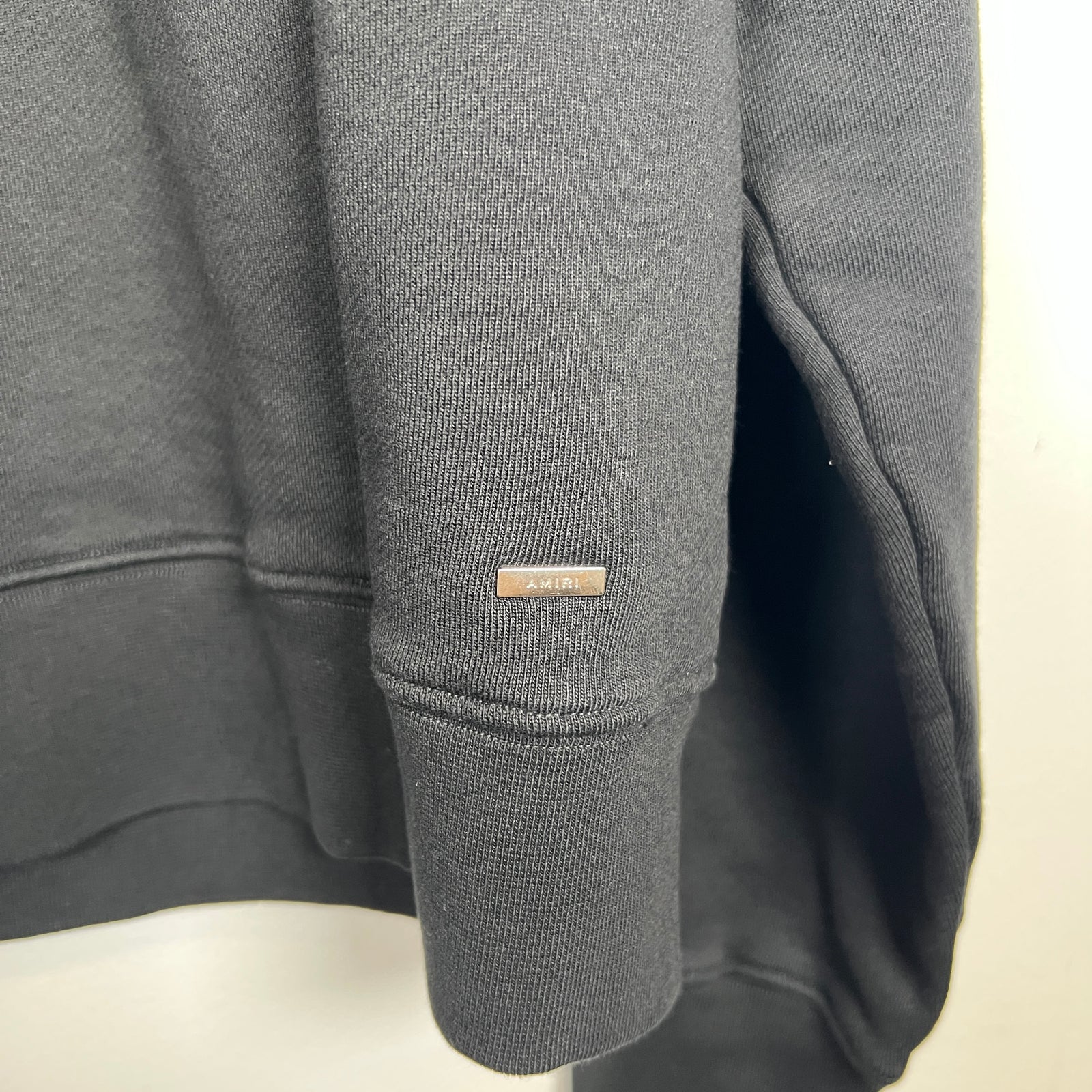 Amiri Black Core Camo Logo Hoodie Size XL