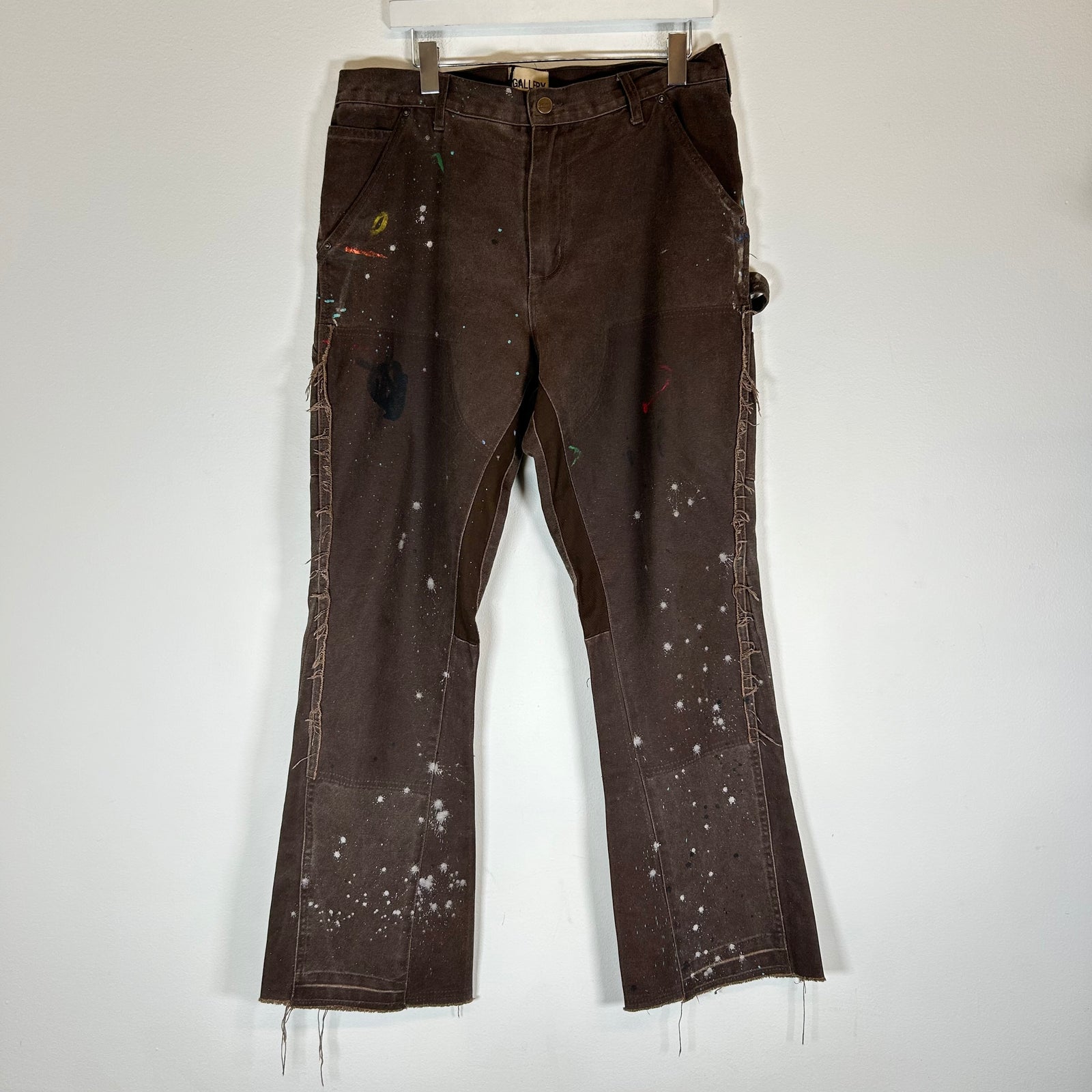 Gallery Dept Brown Flared Carpenter Pants Size 32