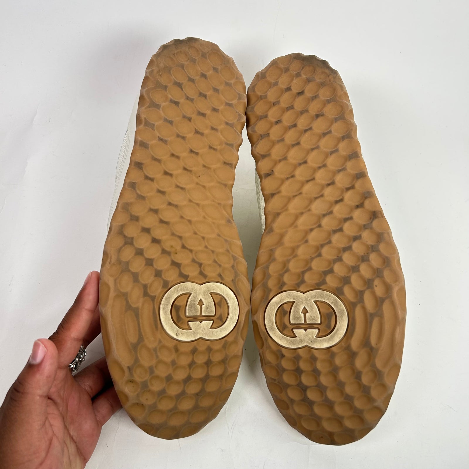 Gucci Off-White/Gum Mac 80 Leather Sneaker