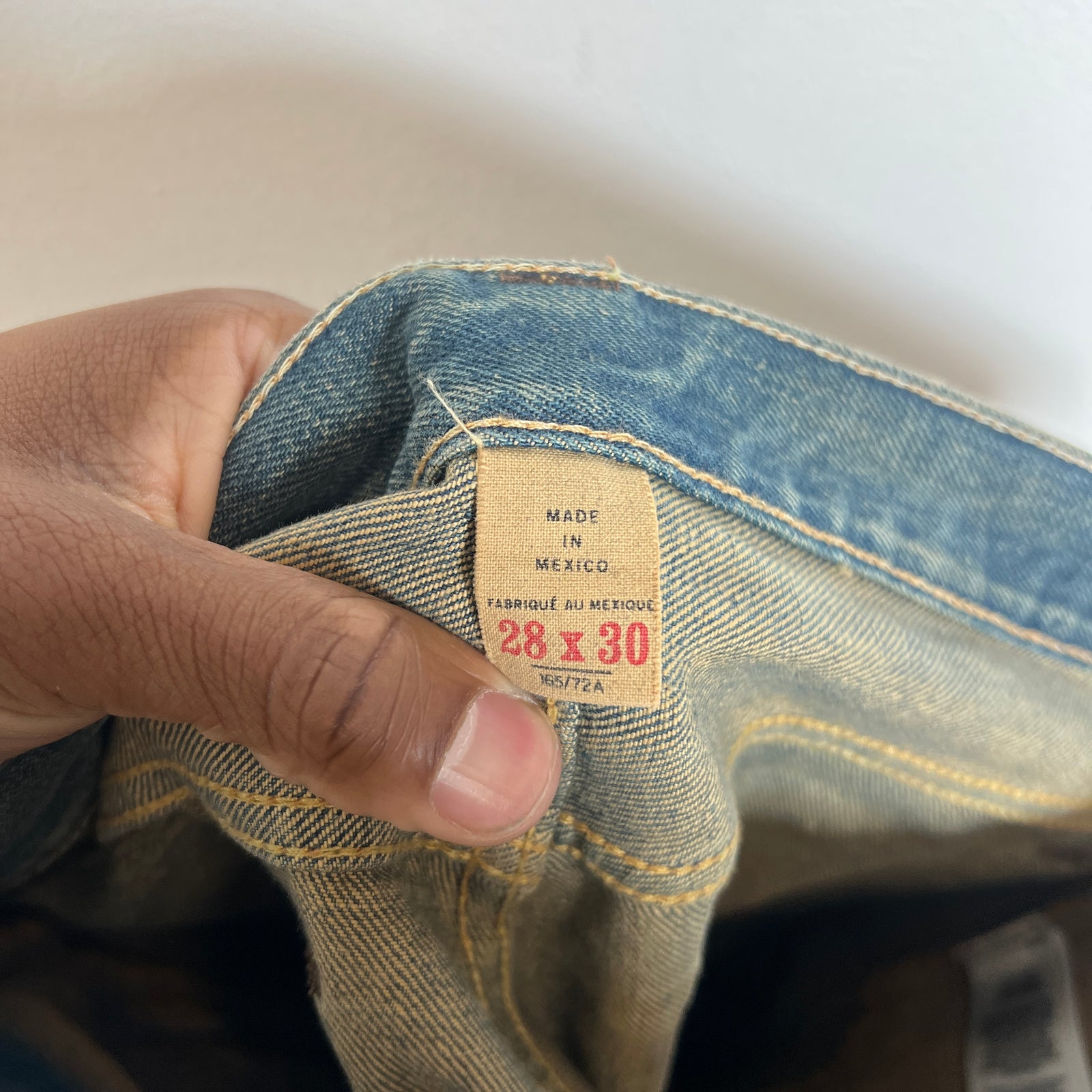 RRL Mudwash Slim Denim Jeans Size 28