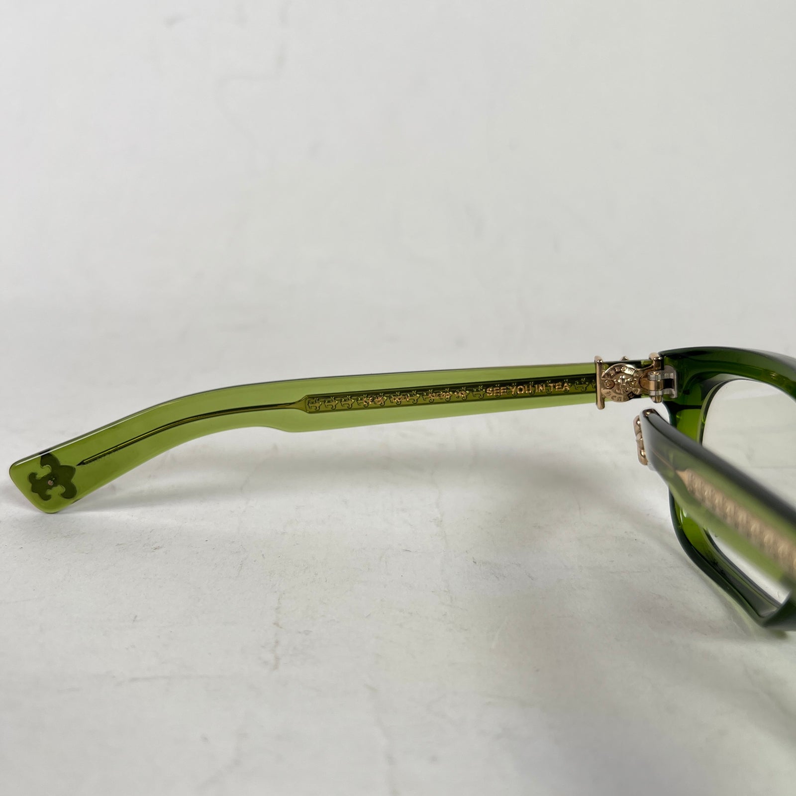 Chrome Hearts Green 'See You In Tea' Glasses