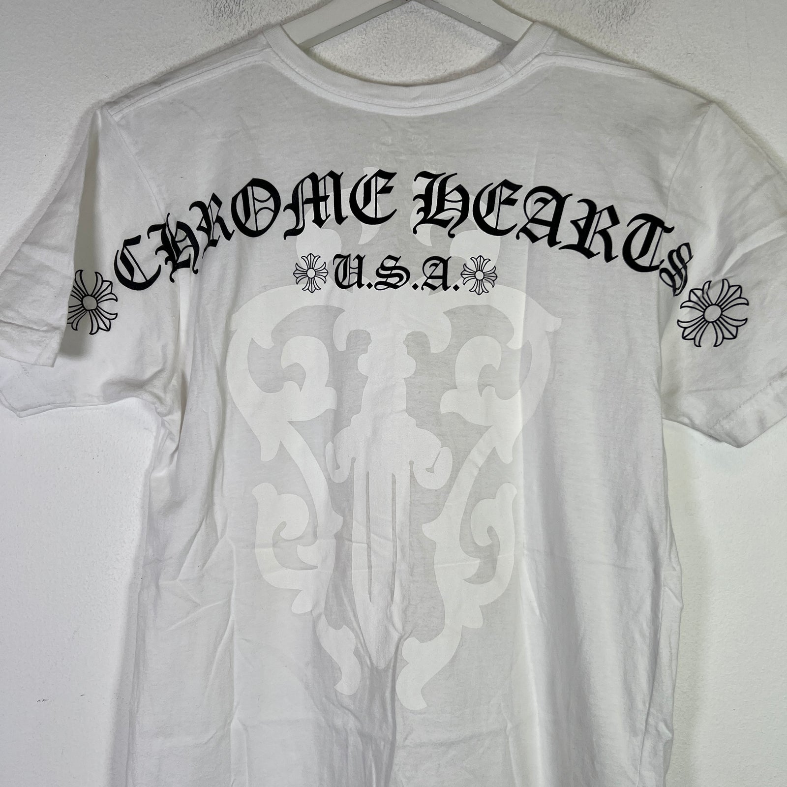 Chrome Hearts Tonal Vine Dagger Scroll T-Shirt