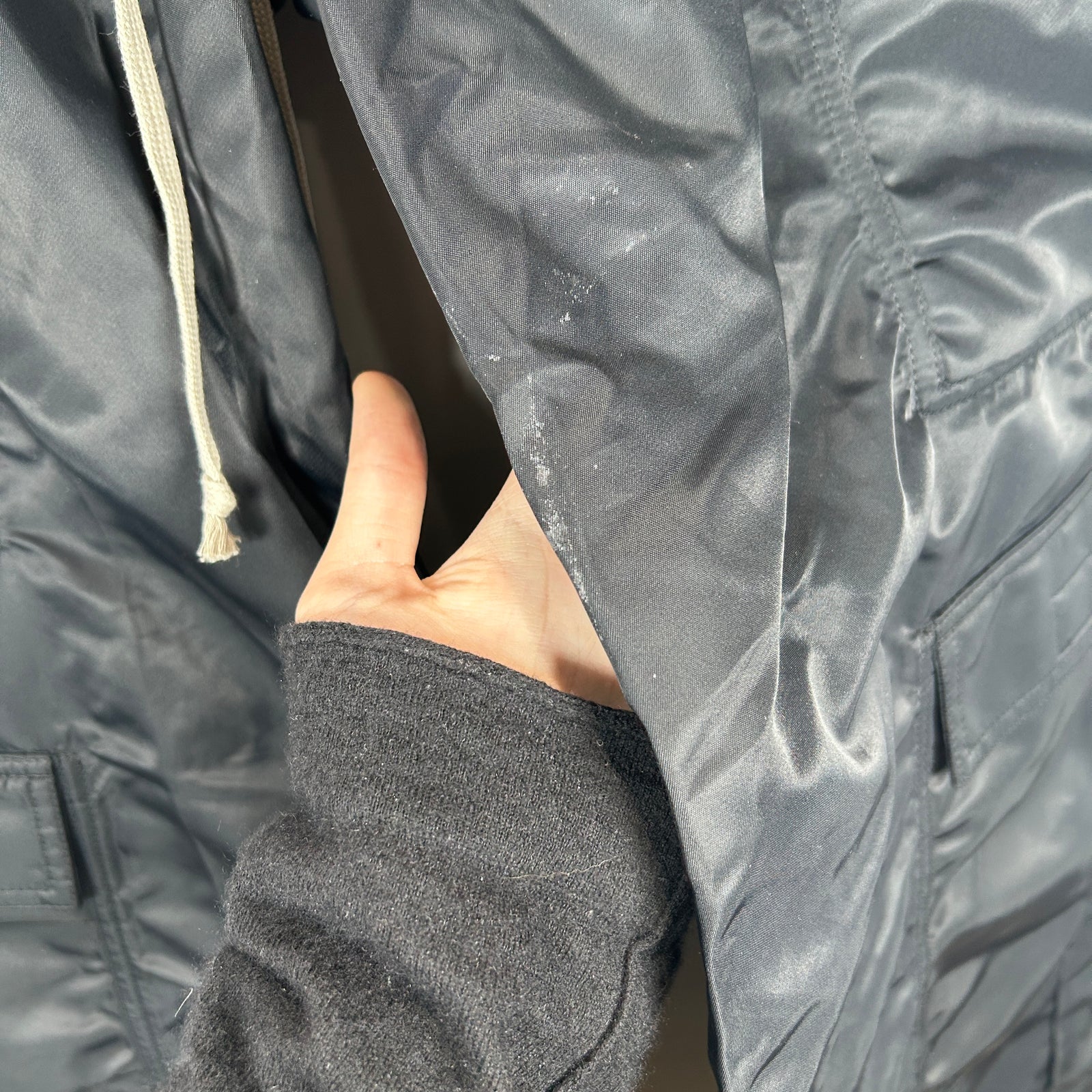 Rick Owens Nylon Double Bela Cargos Size L