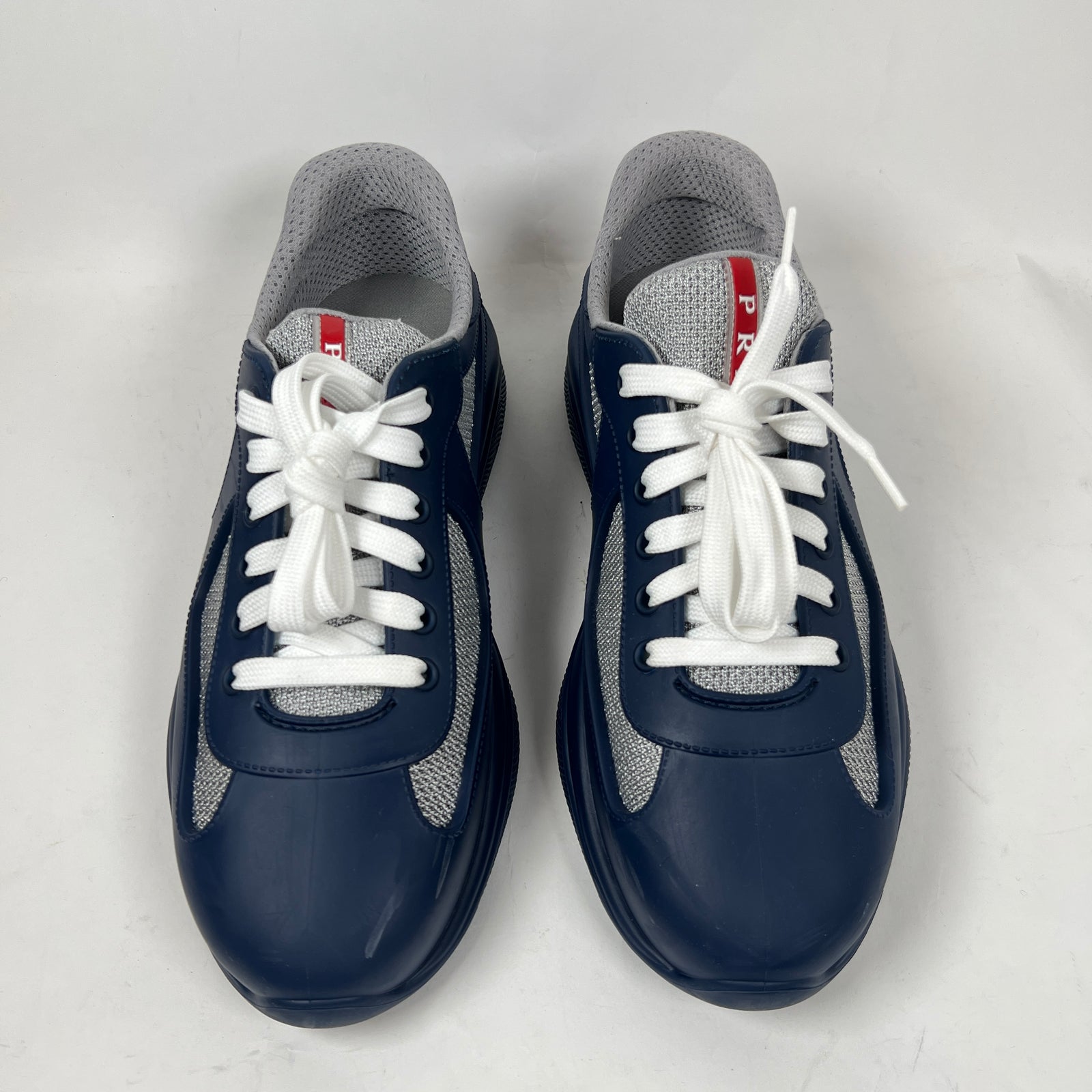 Prada Navy Rubber Cups Size 40