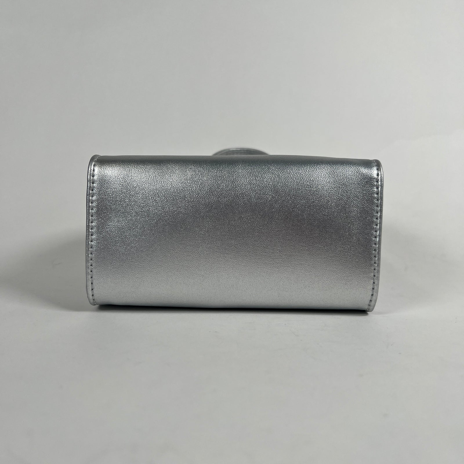 Telfar Metallic Silver Small Purse
