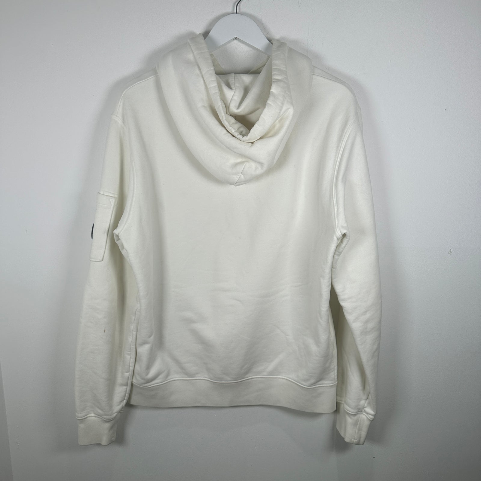C.P. Company White Hoodie Size M