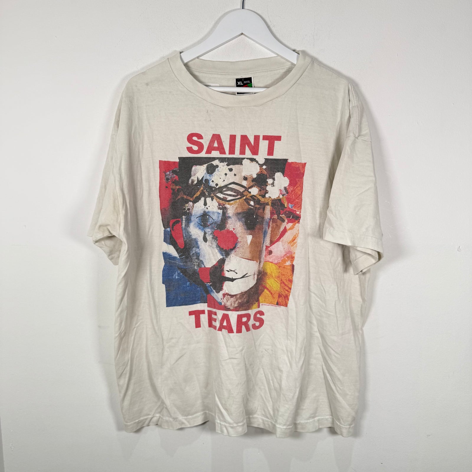 Saint Michael x Denim Tears 'Fear & Loathing' T-Shirt Size XL