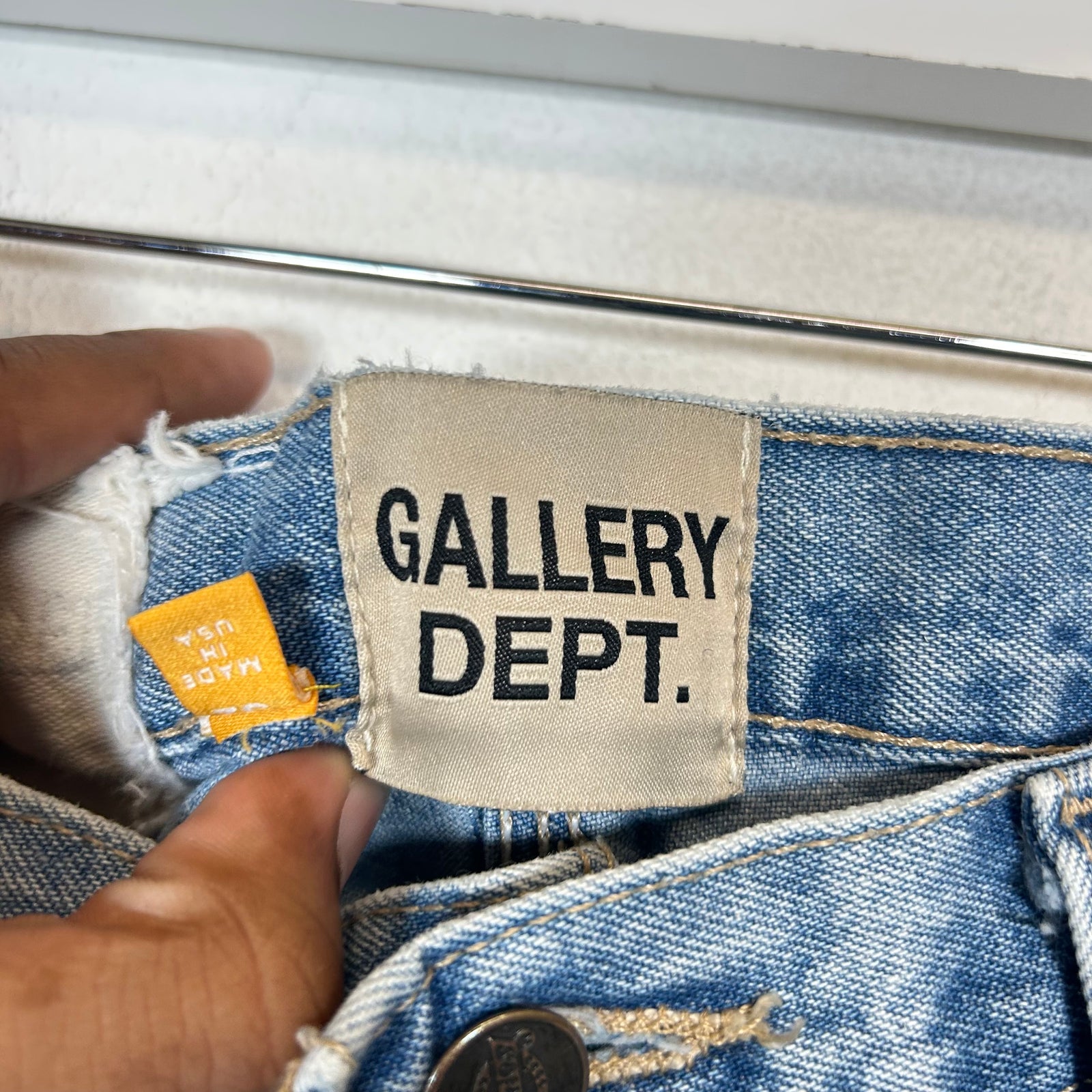 Gallery Dept Lightwash Carpenter Shorts Size 32