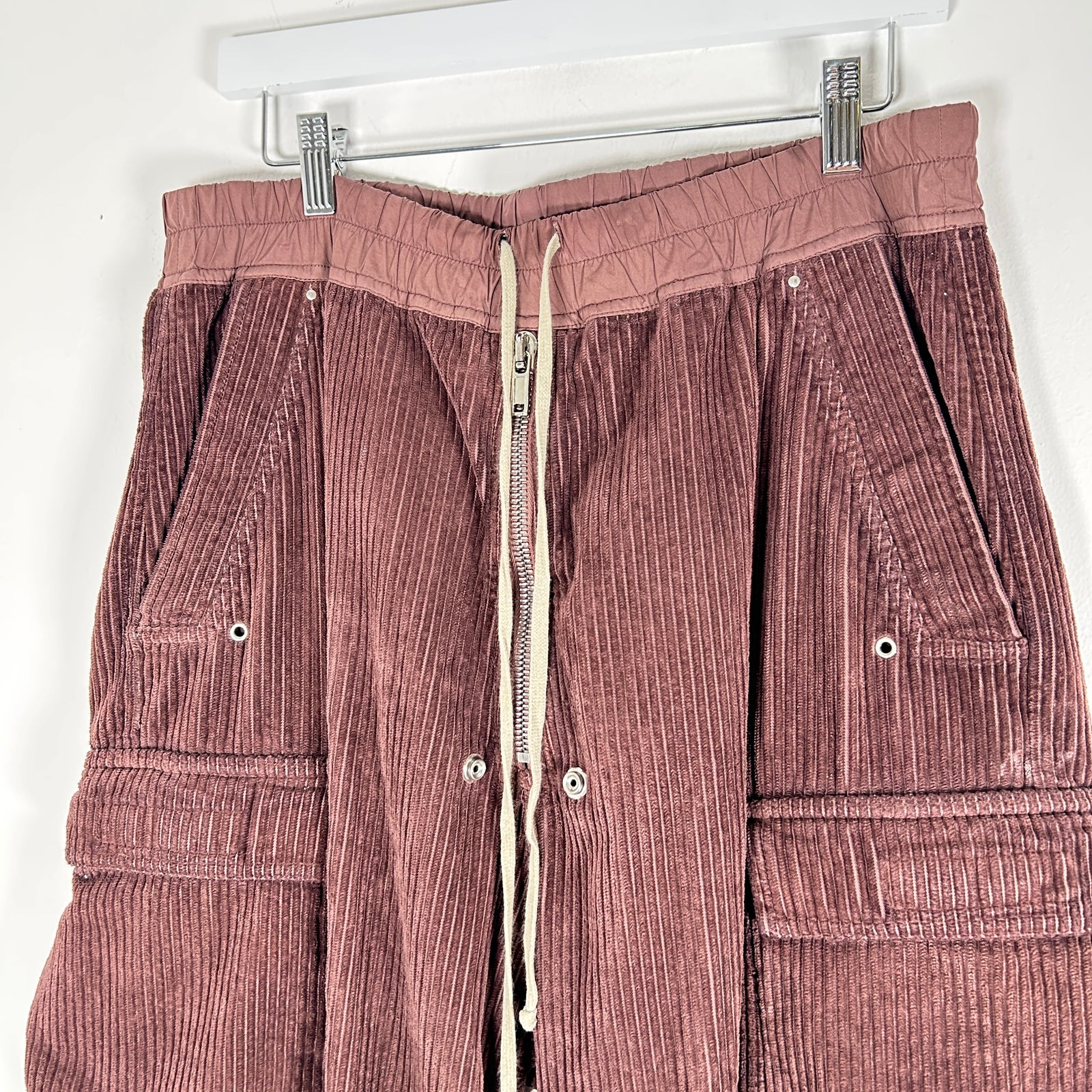 Rick Owens Mauve Corduroy Bela Cargos Size L