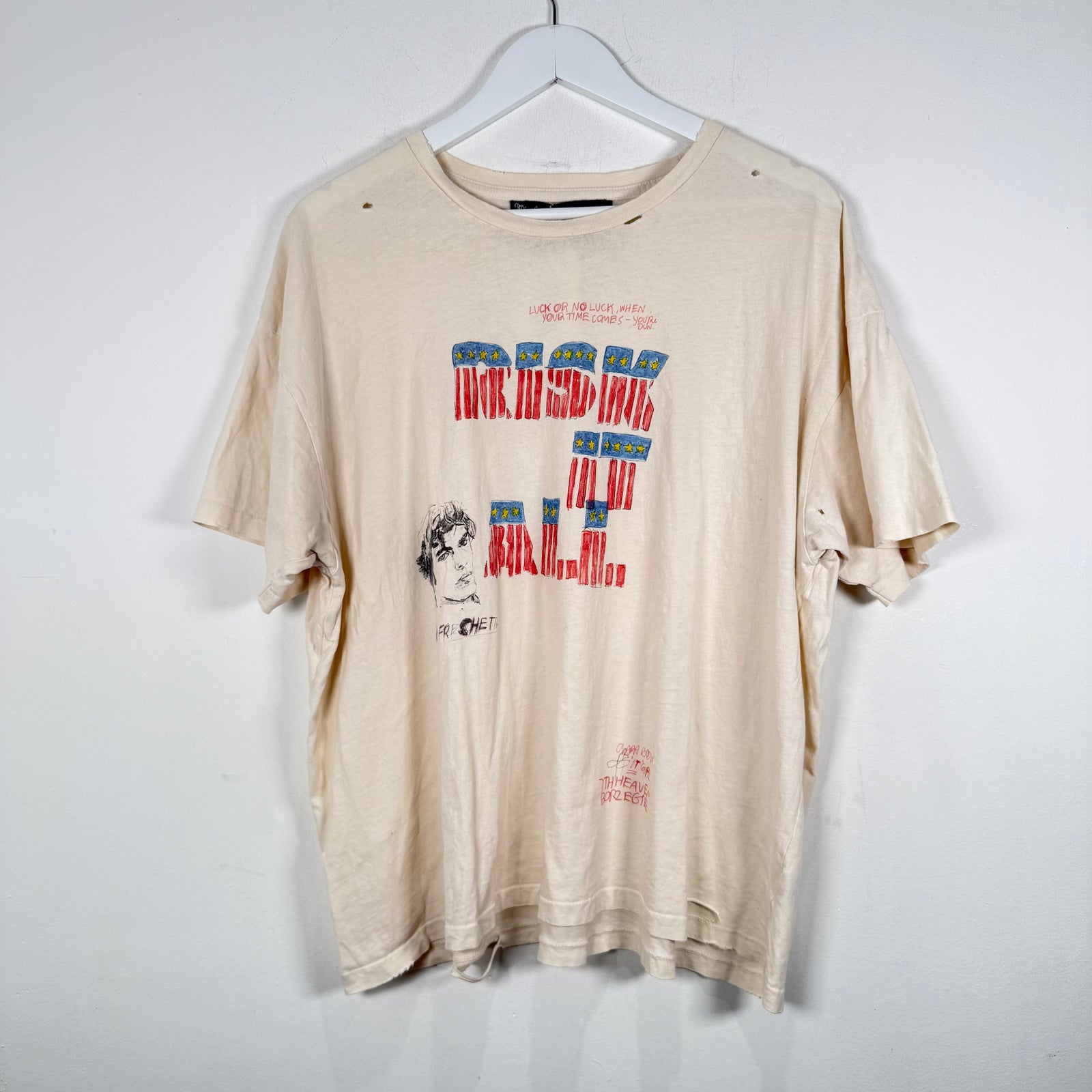 Paly 'Risk It All' Graphic T-Shirt Size L