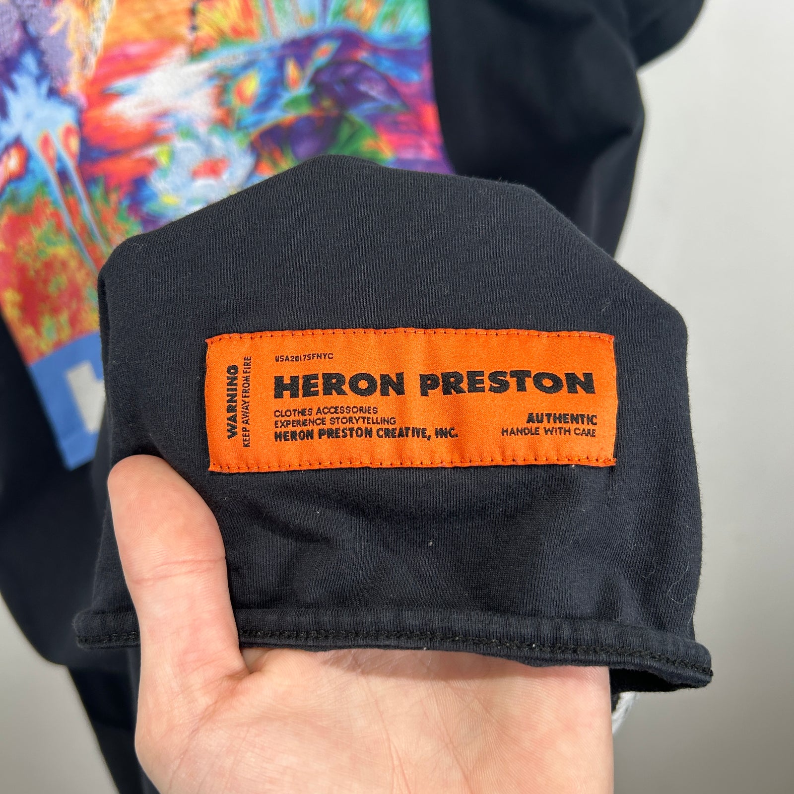 Heron Preston Geese Logo T-Shirt Size M