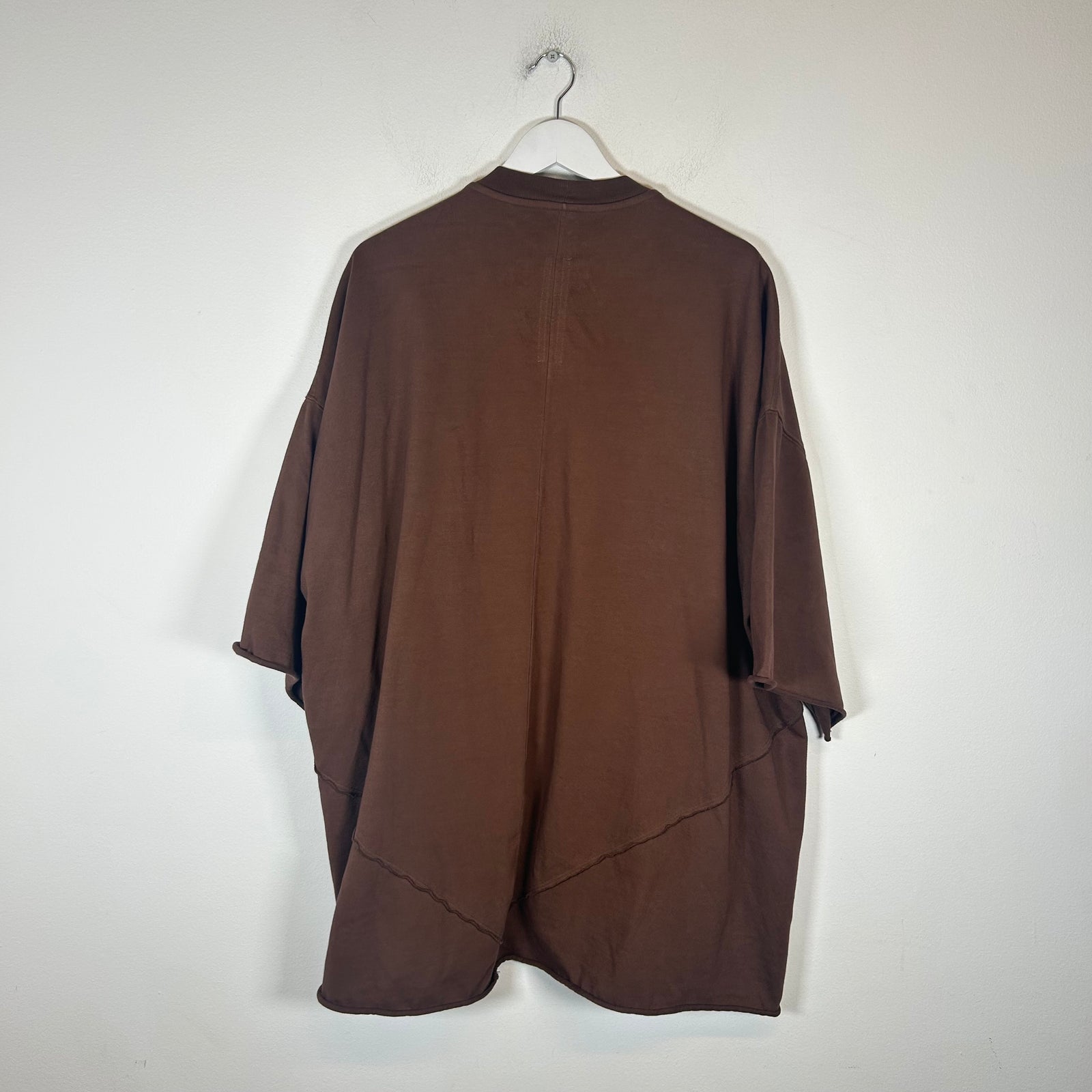 Rick Owens Brown Jumbo Pentagram T-shirt Size OS