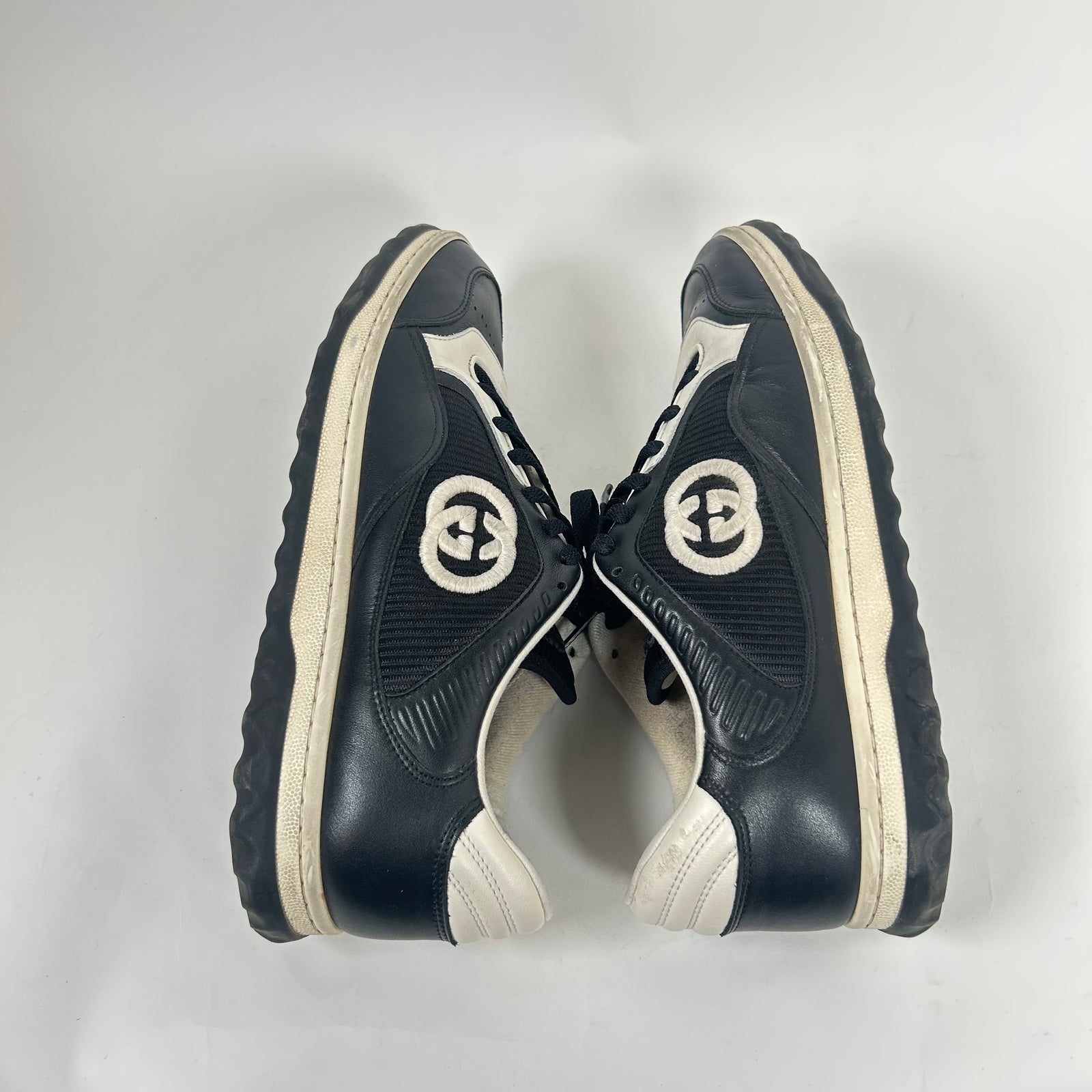 Gucci Black/White Mac 80 Sneaker Size GG 7