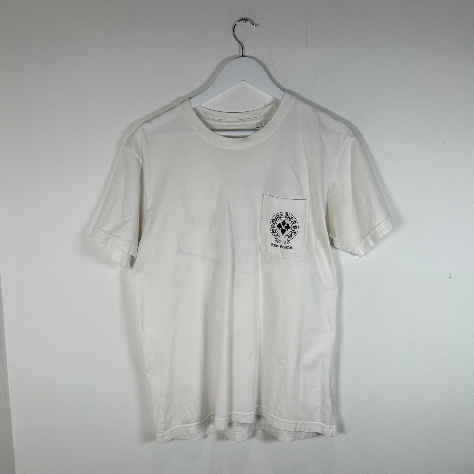 Chrome Hearts White Vegas Pocket T-Shirt Size L