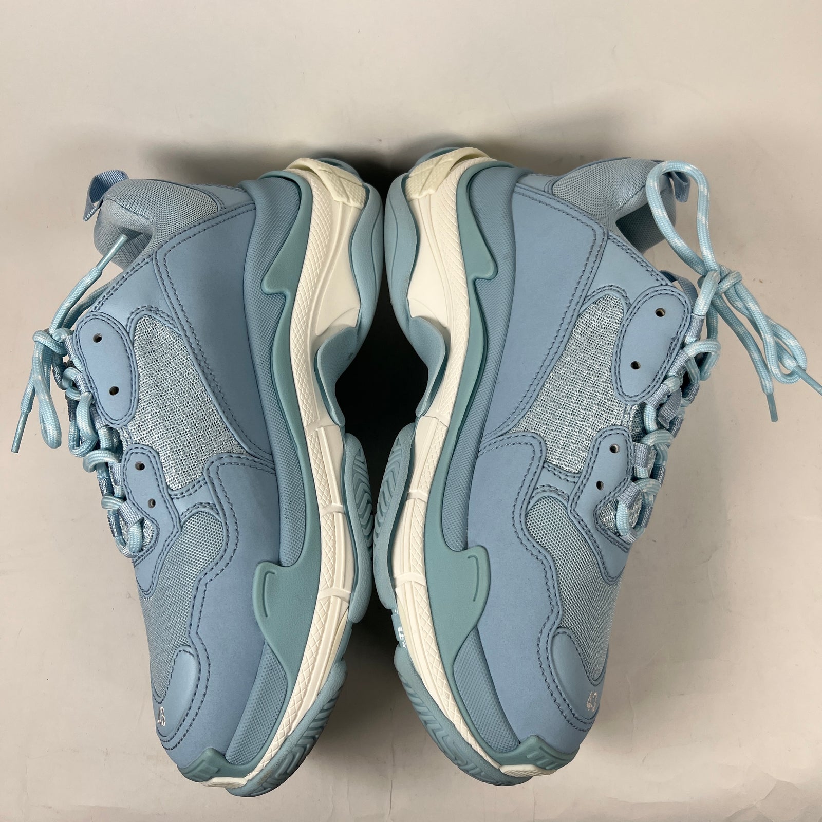 Balenciaga Carolina Blue Triple S Sneaker Size 43