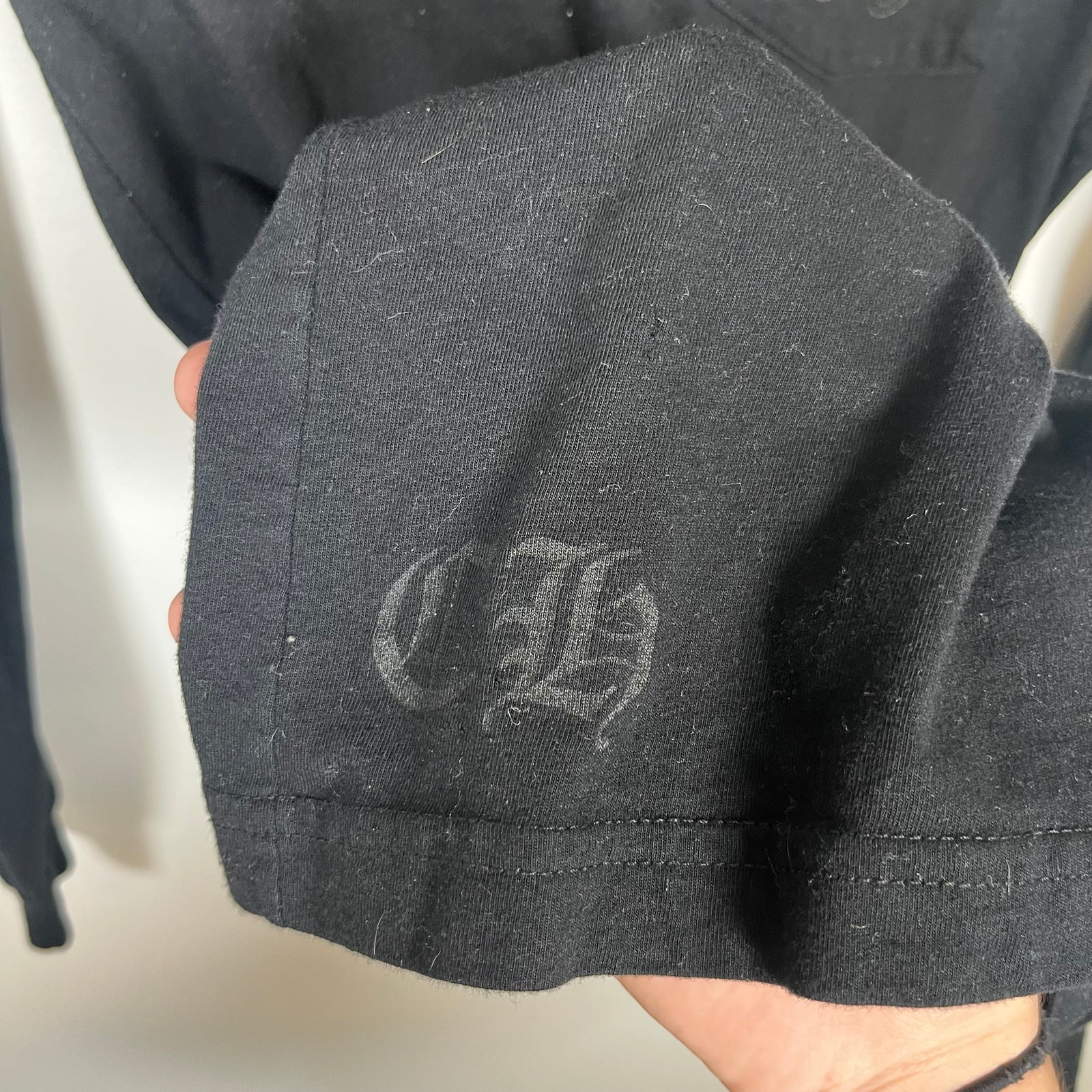 Chrome Hearts Black Gradient LS Tee Size S