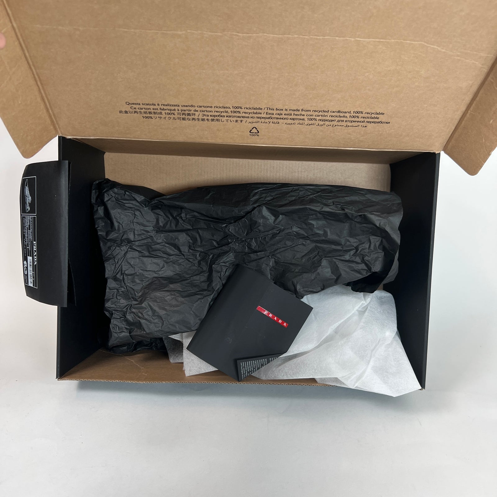 Prada Red/Black Cloudbust Thunder Sneakers Size 8