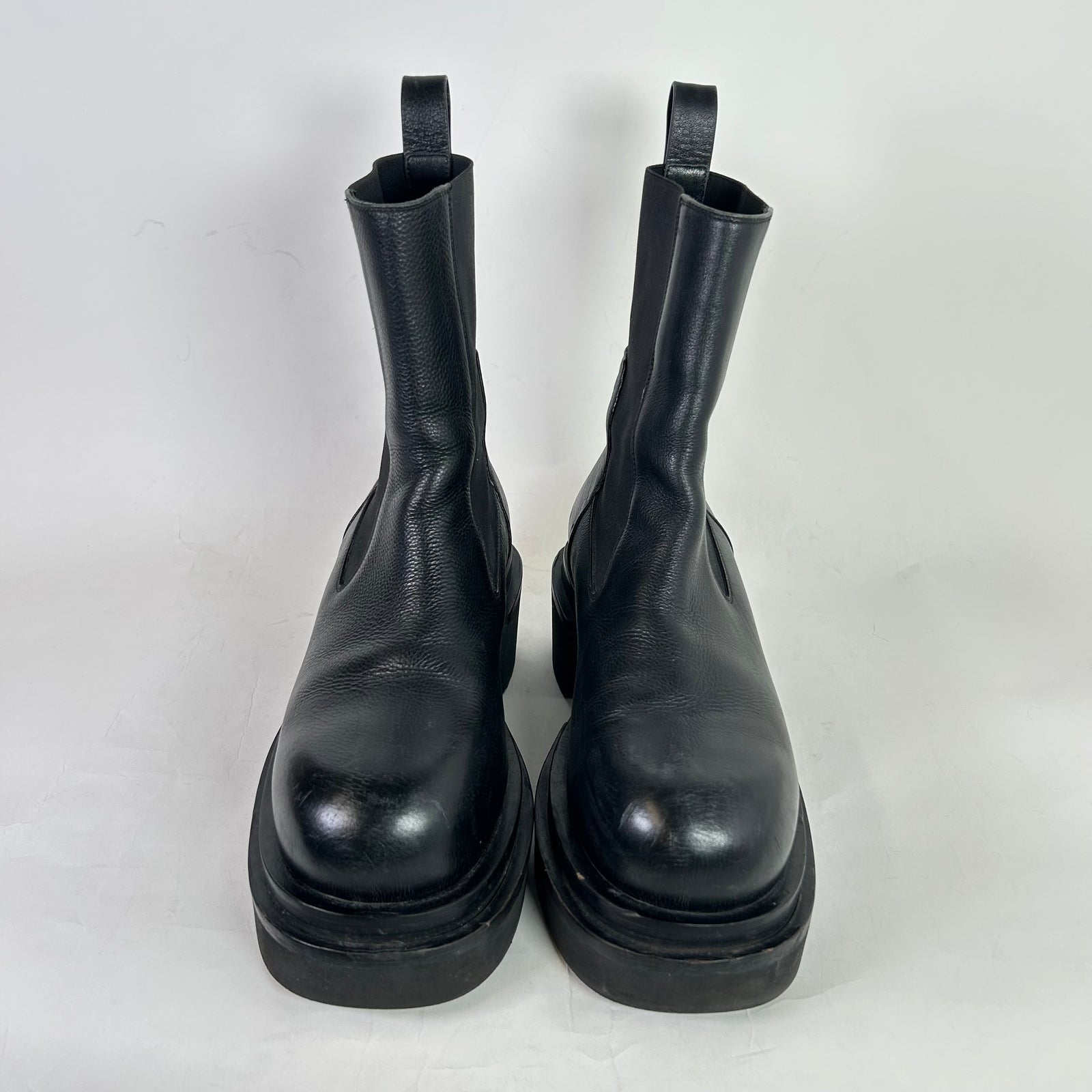 Rick Owens Black Bogun Beatle Boots Size 41