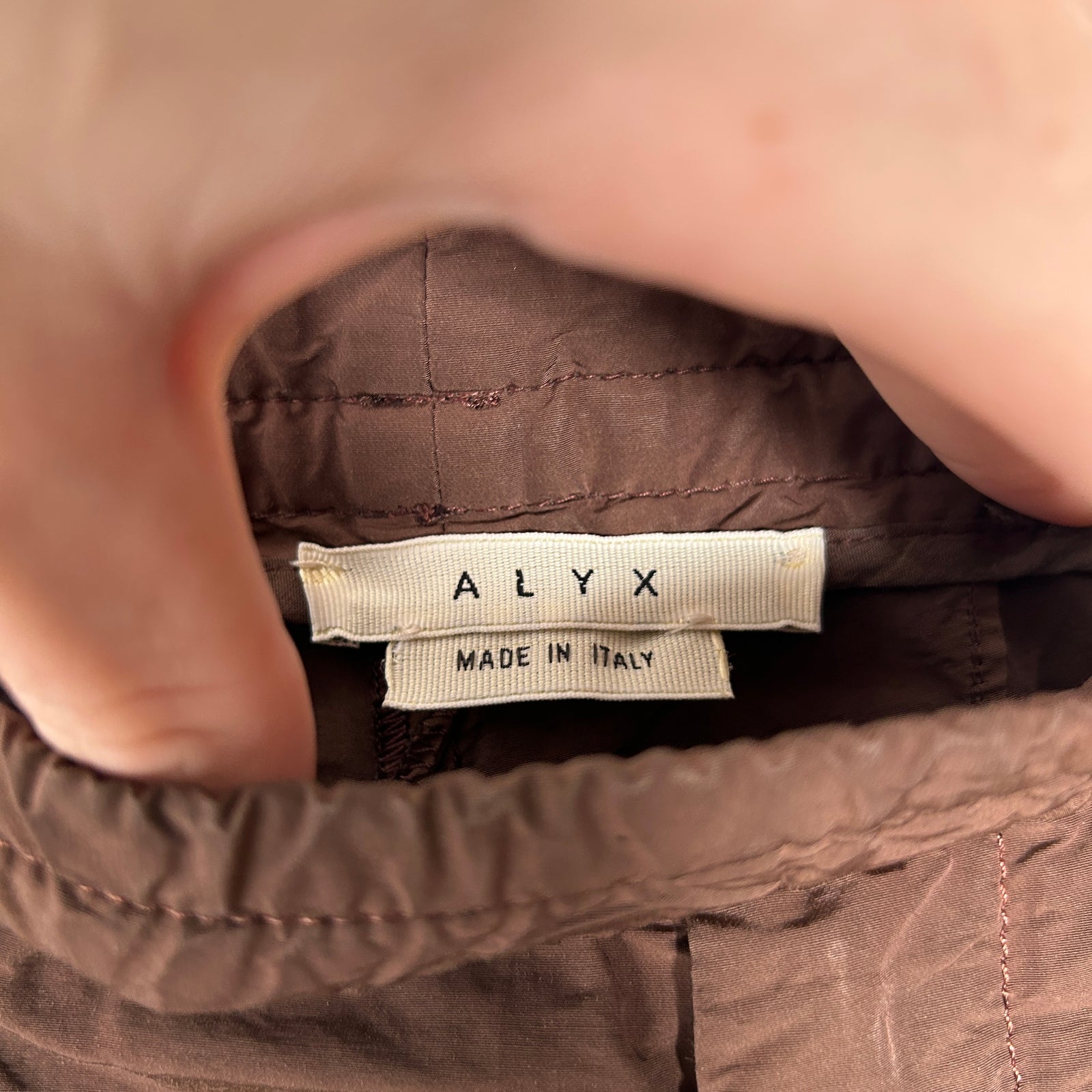 1017 Alyx 9sm Brown Nylon Technical Pants Size XL