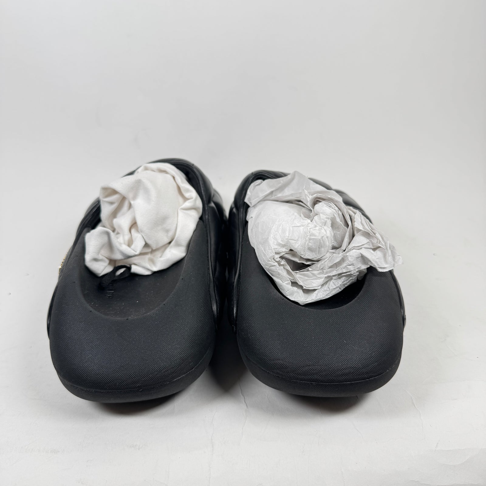 Balmain Black Puffer Sandals Size 45
