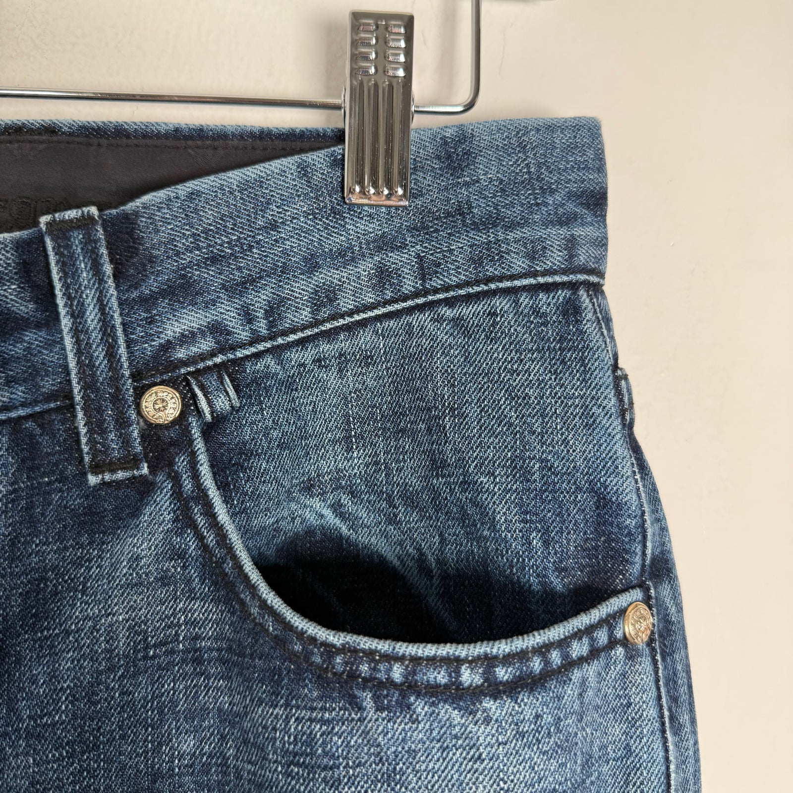 Chrome Hearts 'Richard Stark' Blue Bootcut Denim Size 29
