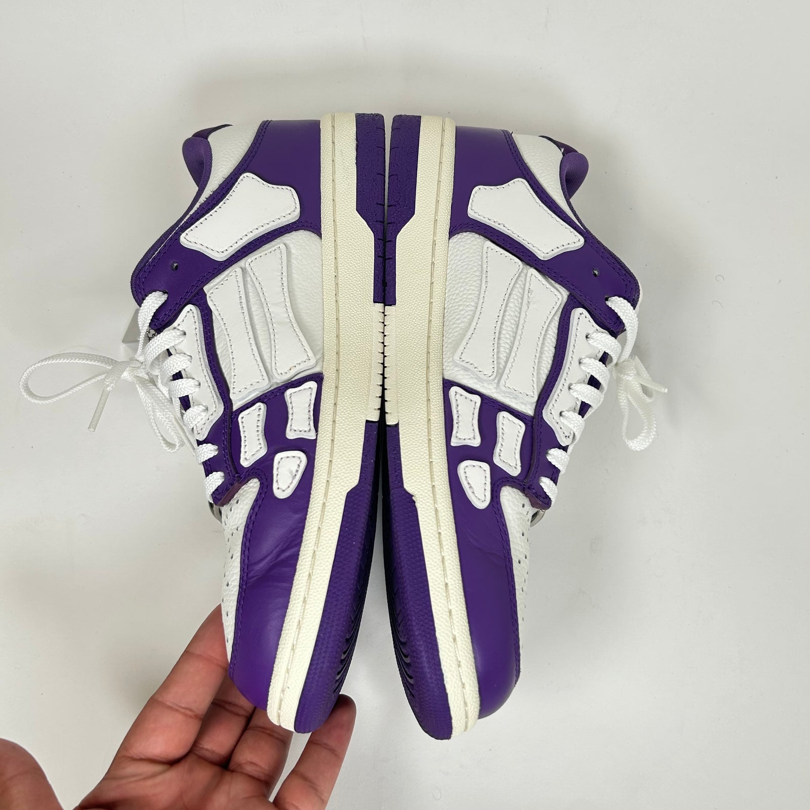 Amiri Purple Skel Low Top Sneaker Size 42