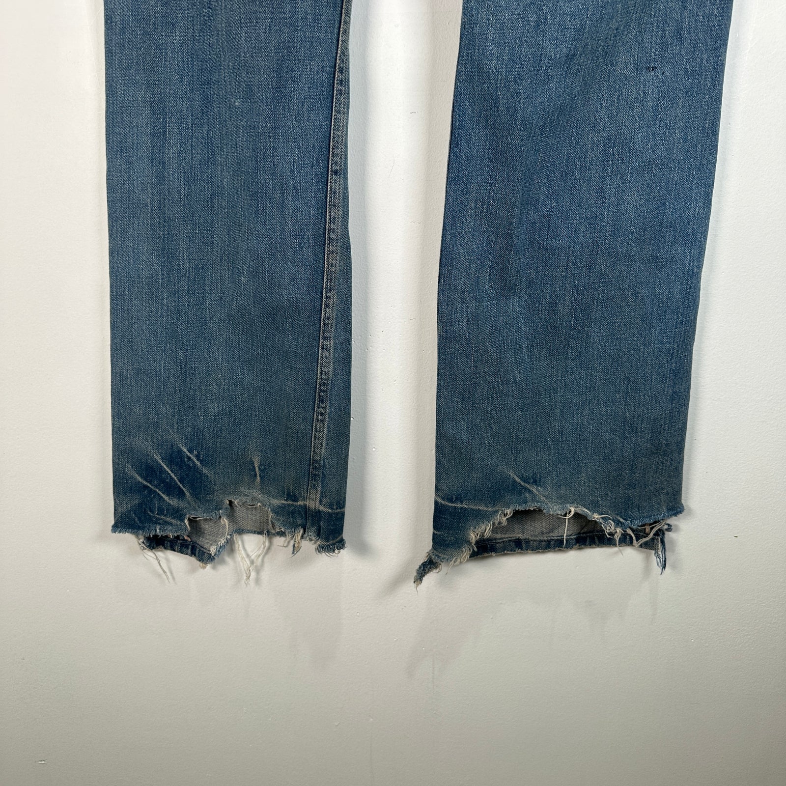 Rick Owens Vintage Slab Blue Distressed Jeans Size 30