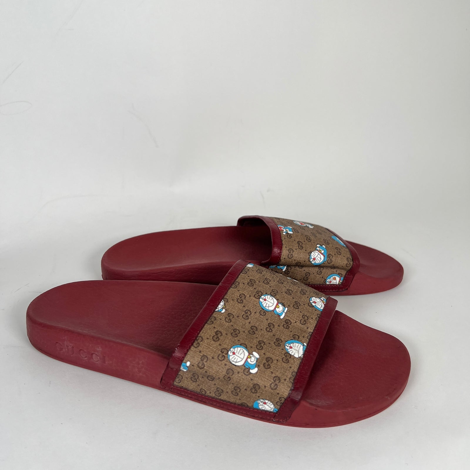 Gucci x Disney Red GG Doraemon Slides Size 10