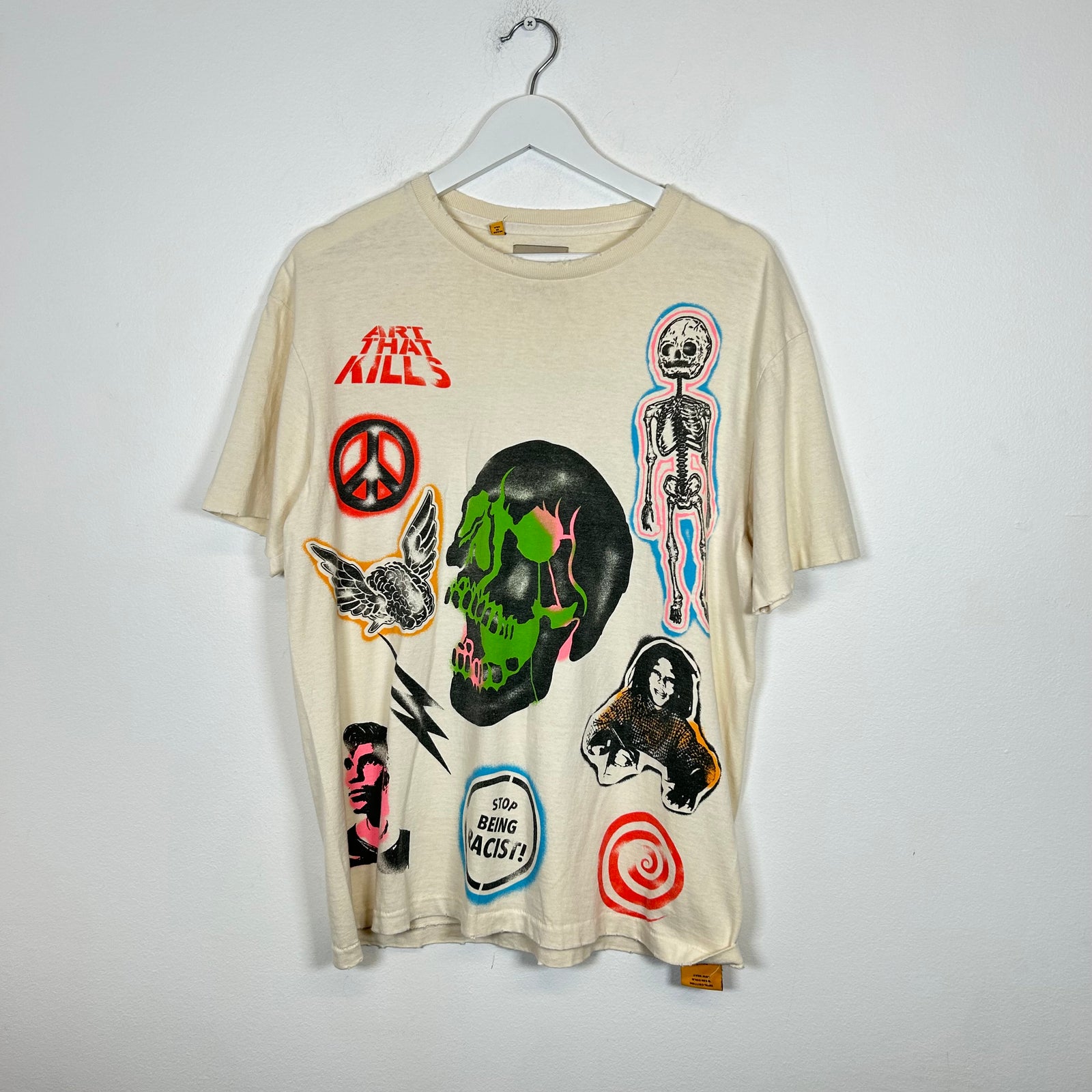 Gallery Dept Beige Illadox Tee Size M