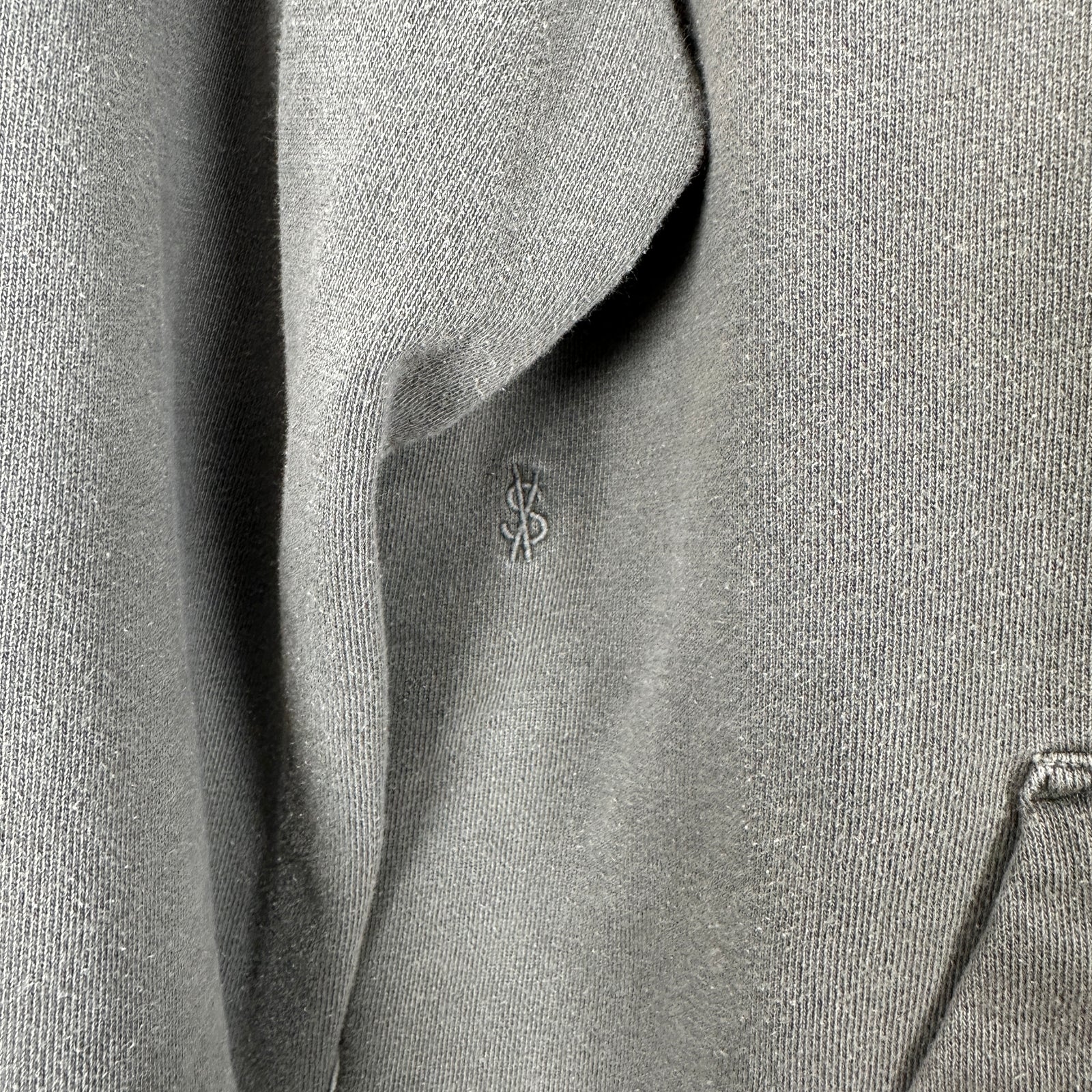 Ksubi Grey Washed Hoodie Size S