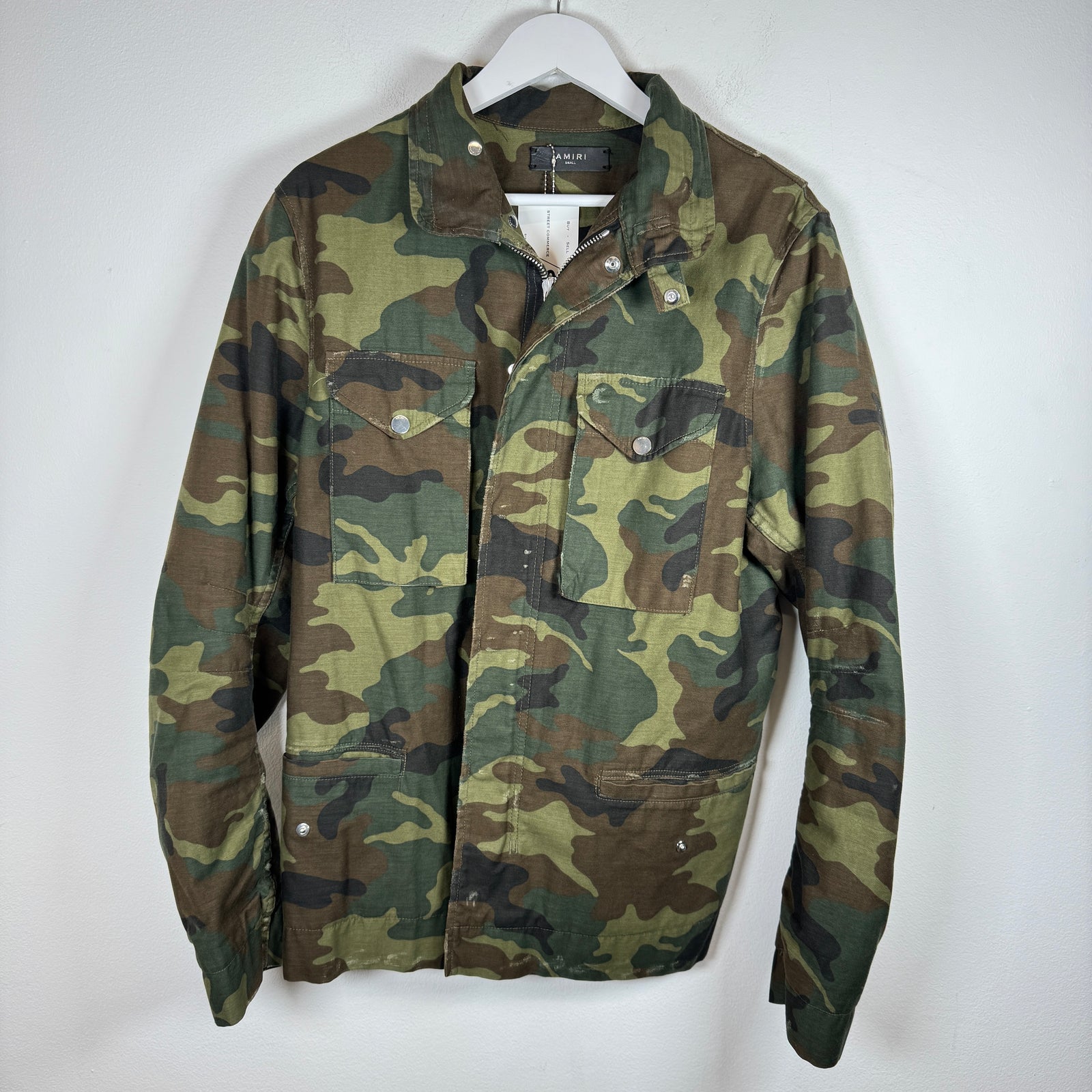 Amiri Camo M65 Military Jacket Size S
