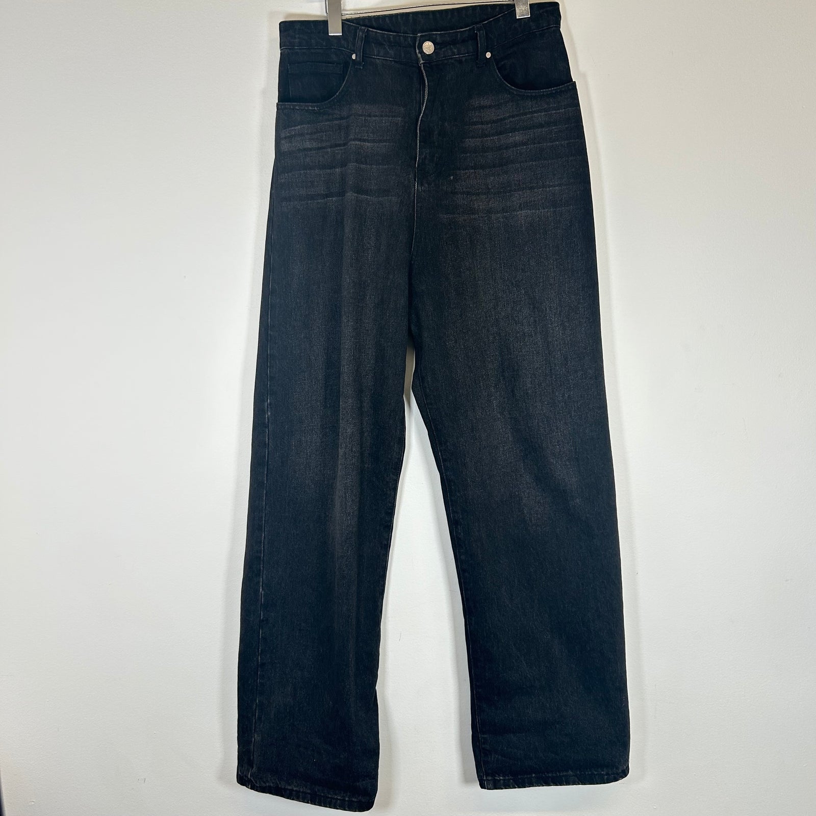Basketcase Gallery Black Flare Jeans Size 36