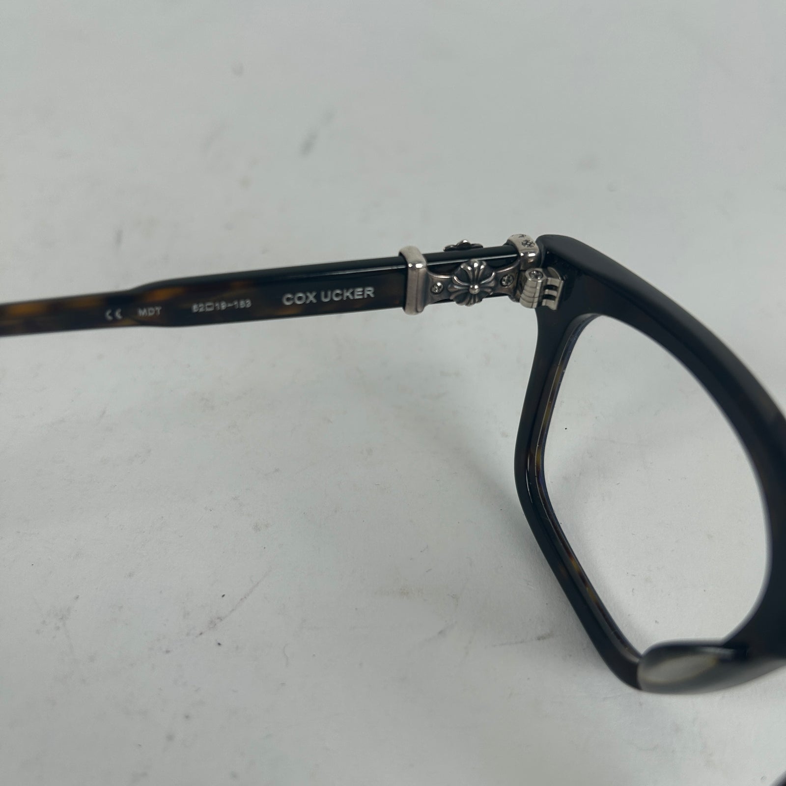 Chrome Hearts Tortoise Shell Cox Ucker Glasses
