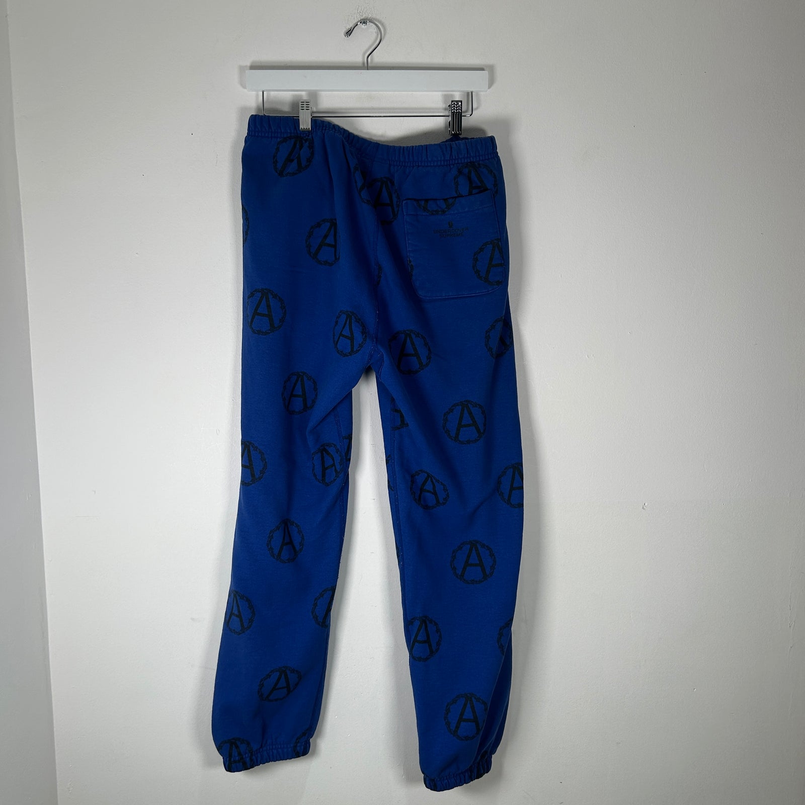 Supreme x Undercover FW16 Blue Anarchy Sweatpants Size M
