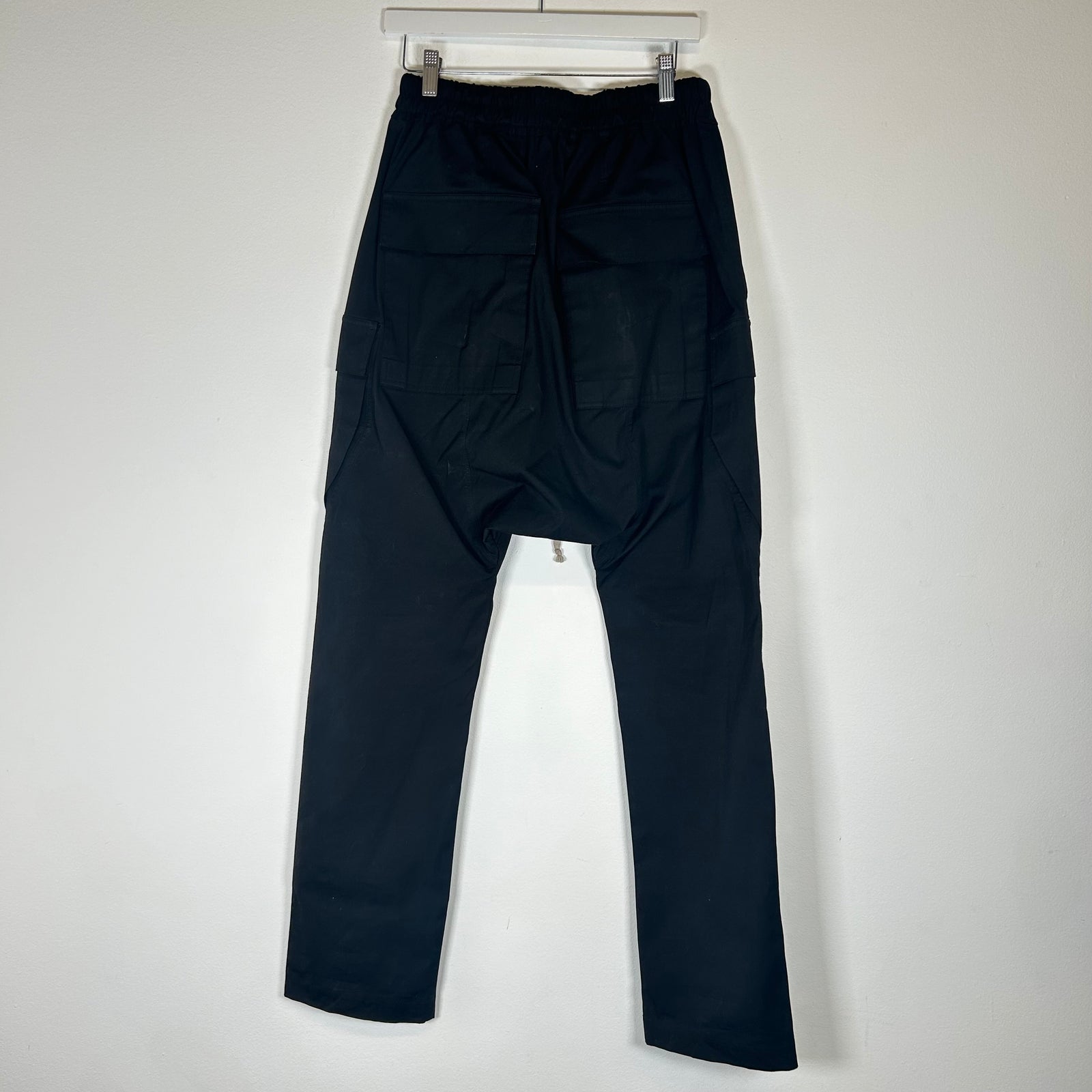 Rick Owens Black Gethsmane Cargos Size 46