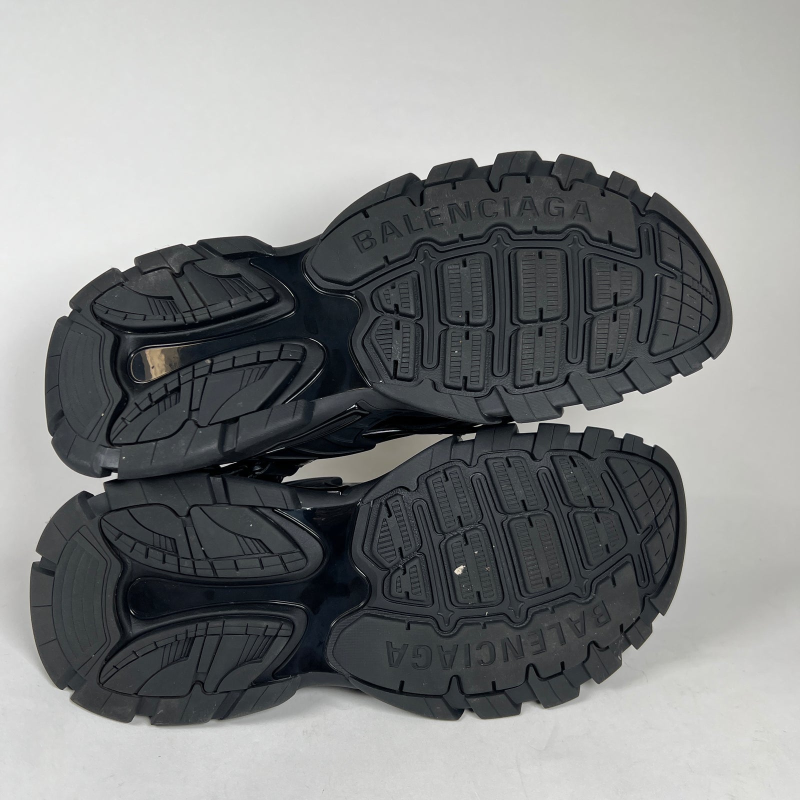 Balenciaga Black Track Sandals Size 45