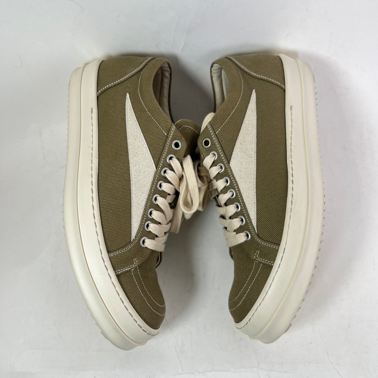 Rick Owens DRKSHDW Canvas Vintage Low-Top Sneakers