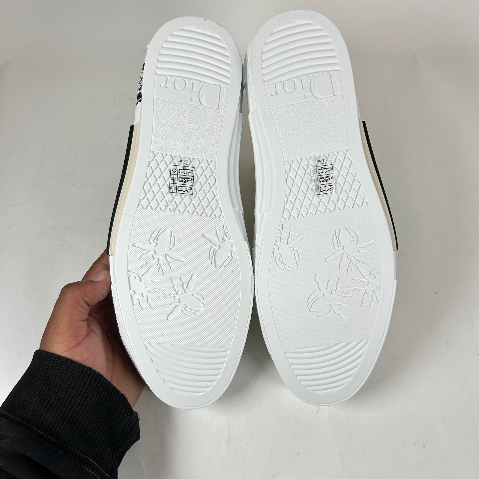 Dior B23 White 'AsteroDior' High-Top Sneaker Size 44