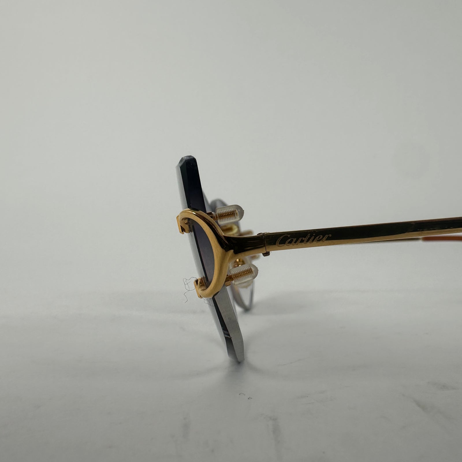 Cartier Gold C-Frame Sunglasses