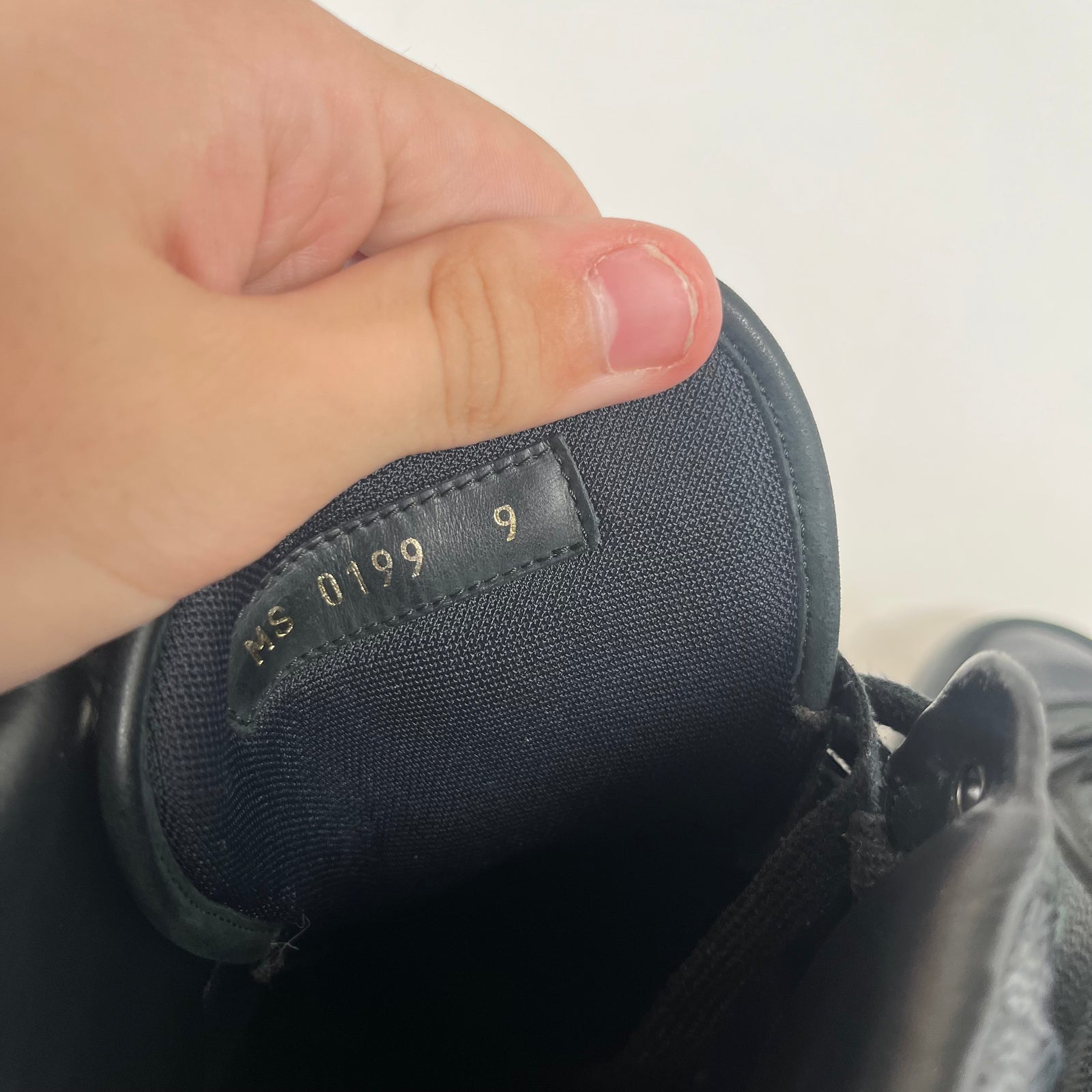 Louis Vuitton Black Damier High Tops LV 9