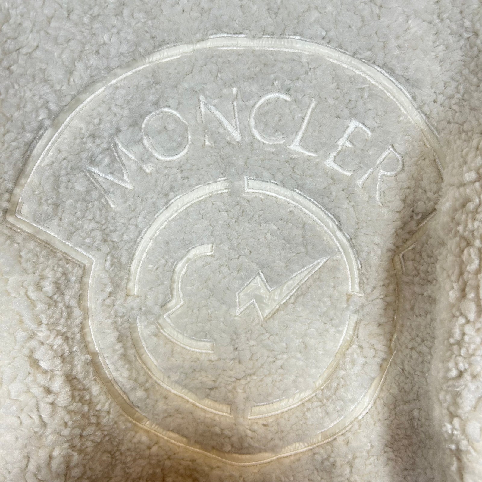 Moncler Genius x Fragment White Wool Jacket Size L