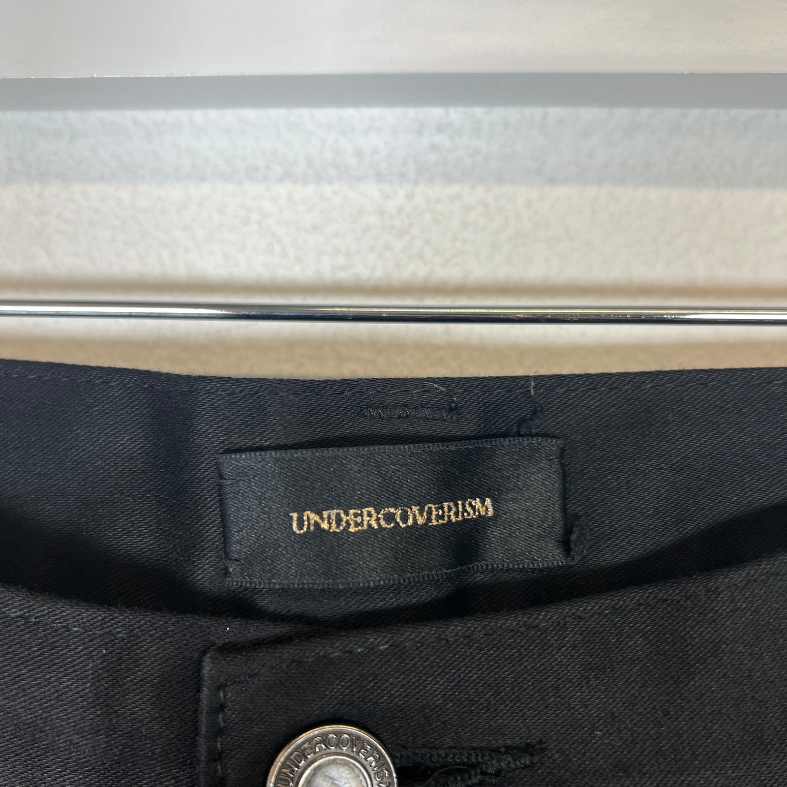 Undercover Black SS14 'GOD DOG' Embroidered Pants Size 4