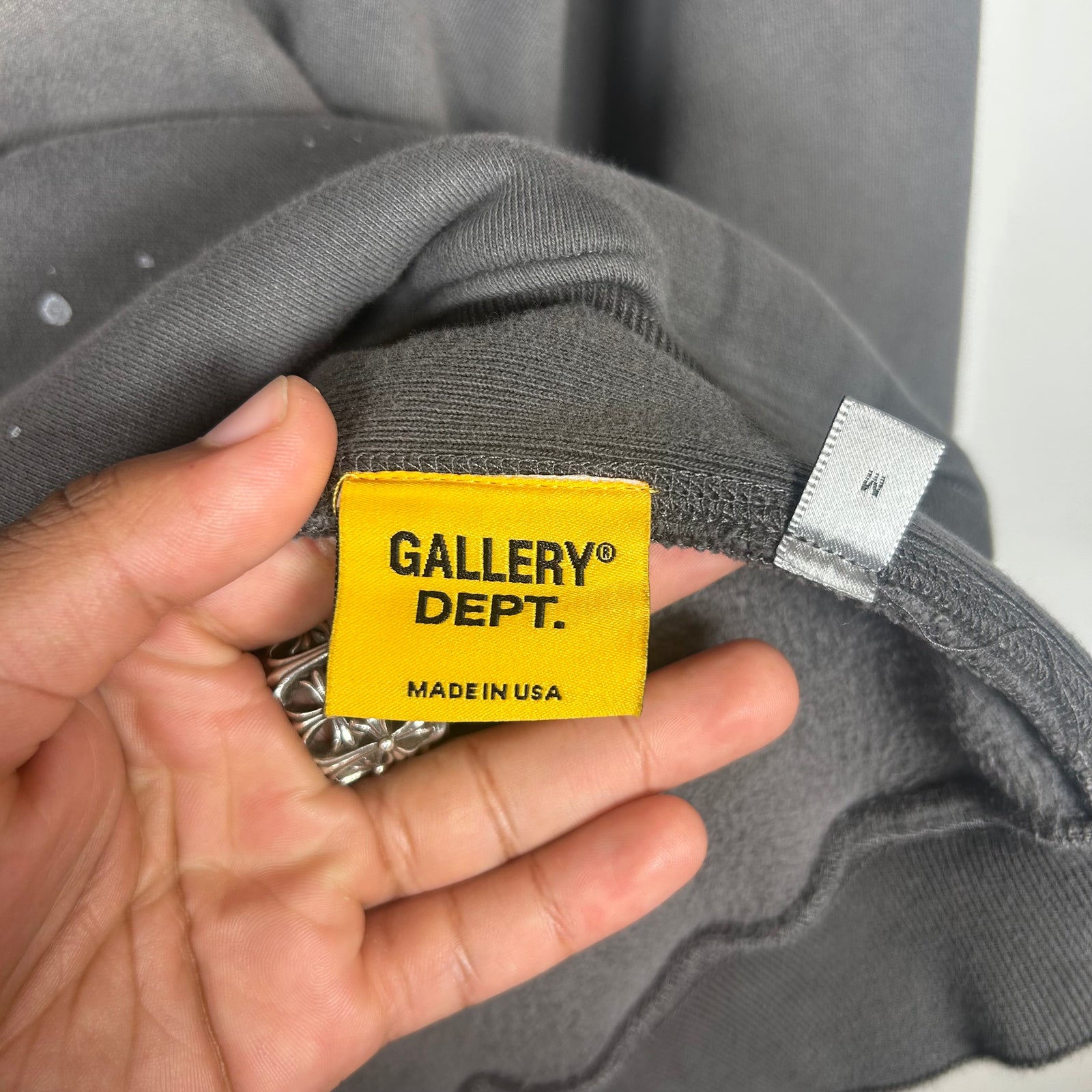 Gallery Dept Grey "Recycle" Hoodie Size M