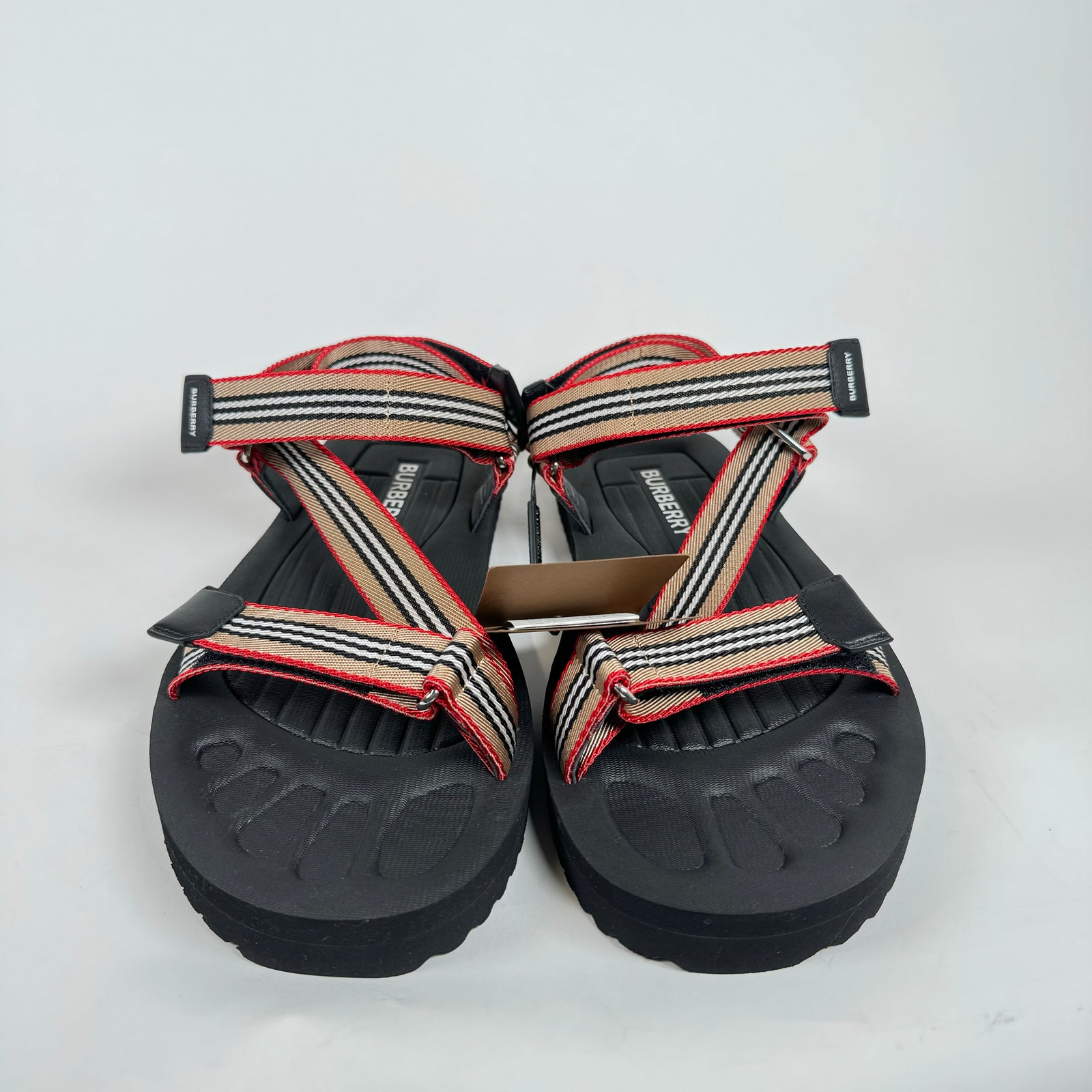 Burberry Webbing Sandal With Micro Sole Size 11