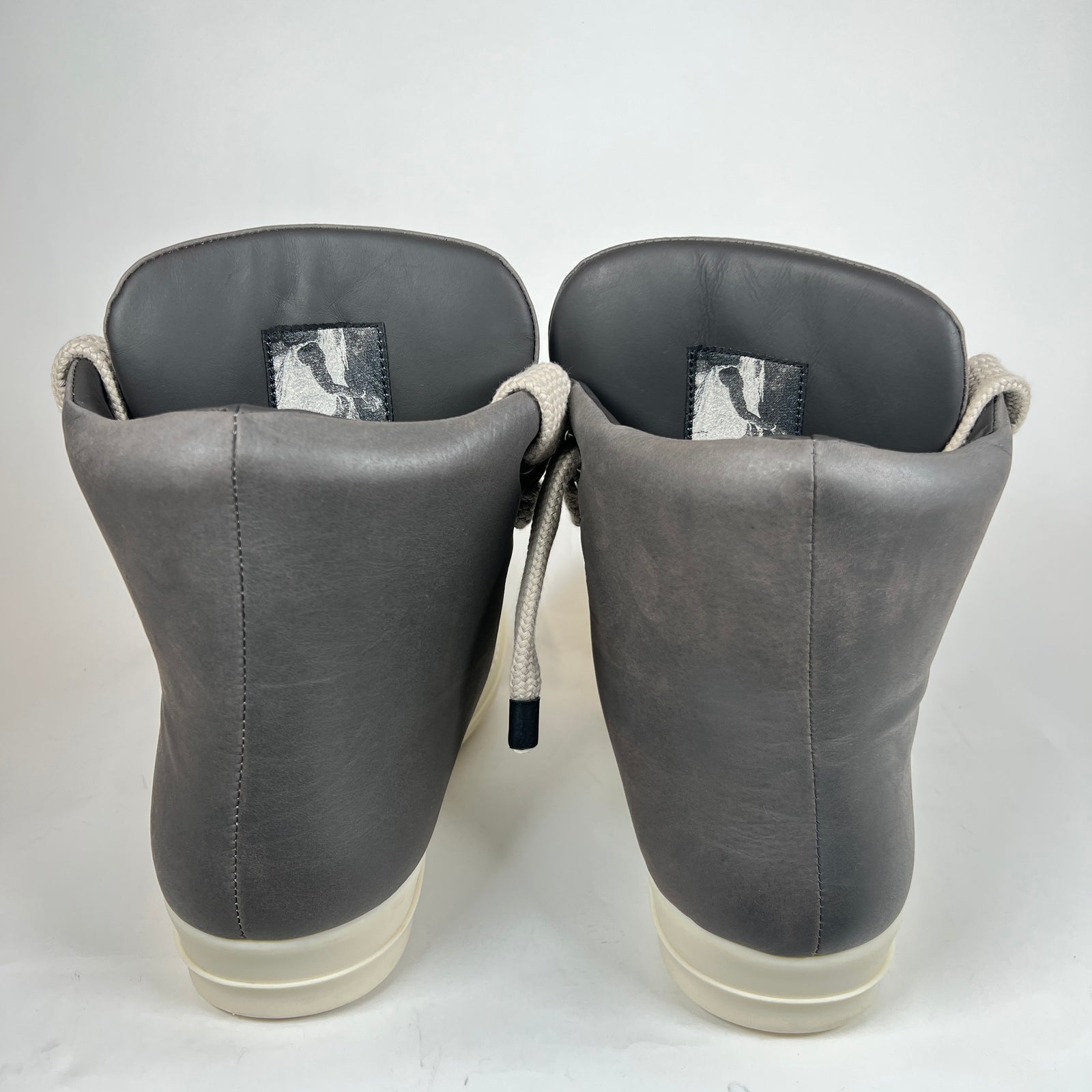 Rick Owens Dark Dust Jumbo Lace Padded High Ramones Size 45