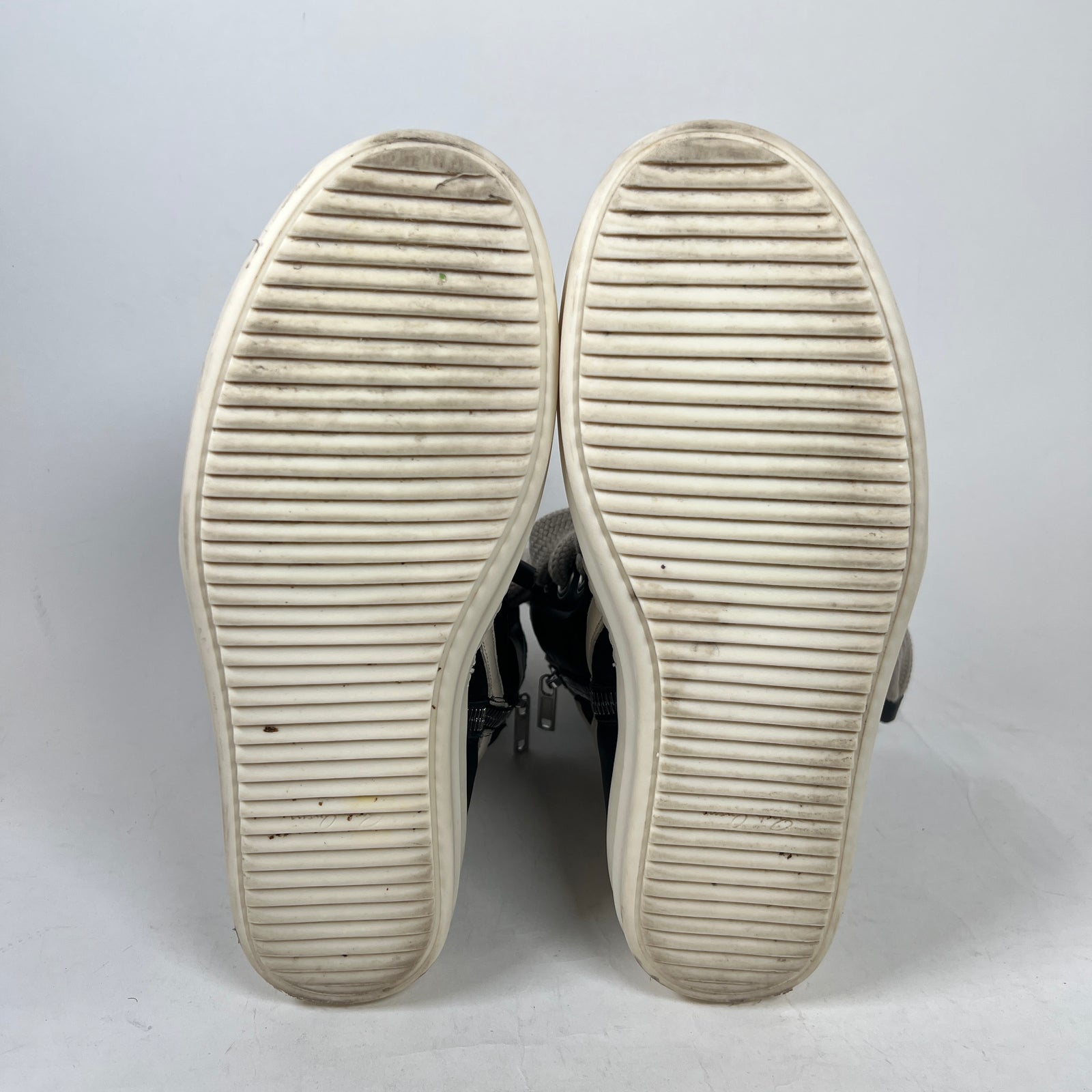 Rick Owens Black Jumbo Lace Geobasket Size 42